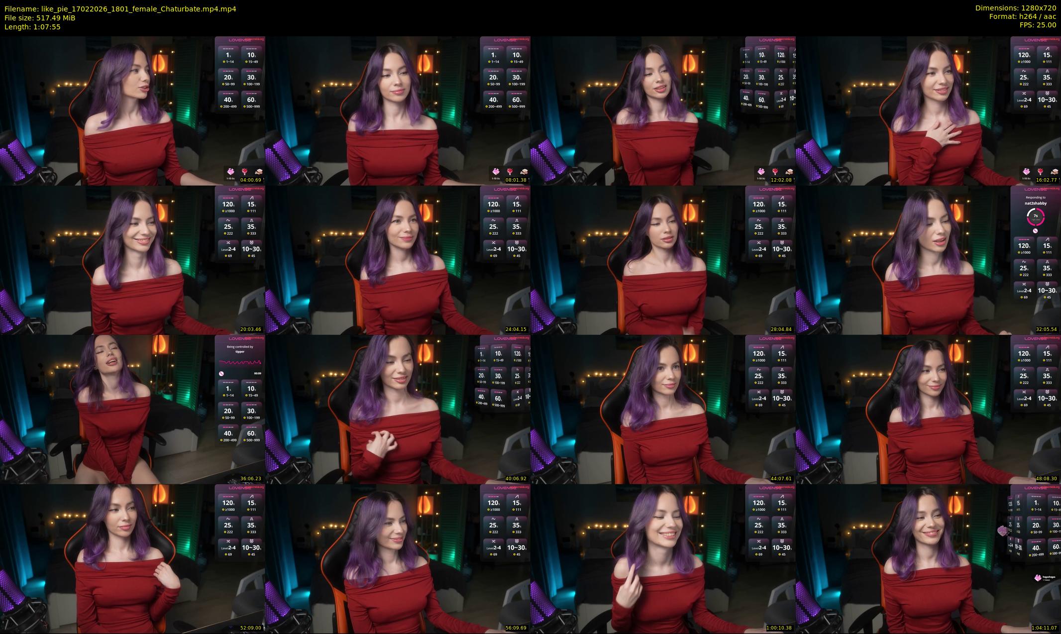like_pie — 68 minute Chaturbate couple cam show recording, 720p, Feb 17, 2026