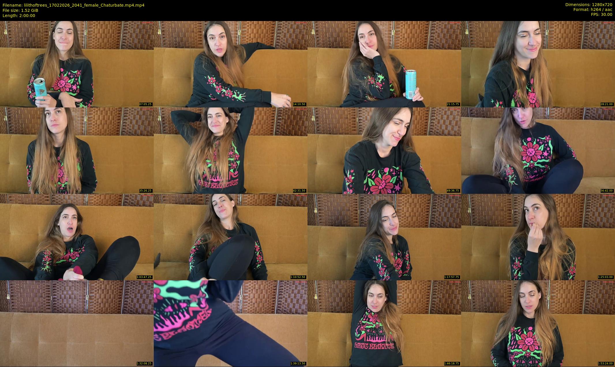 lilithoftrees — 120 minute Chaturbate female cam show recording, 720p, Feb 17, 2026