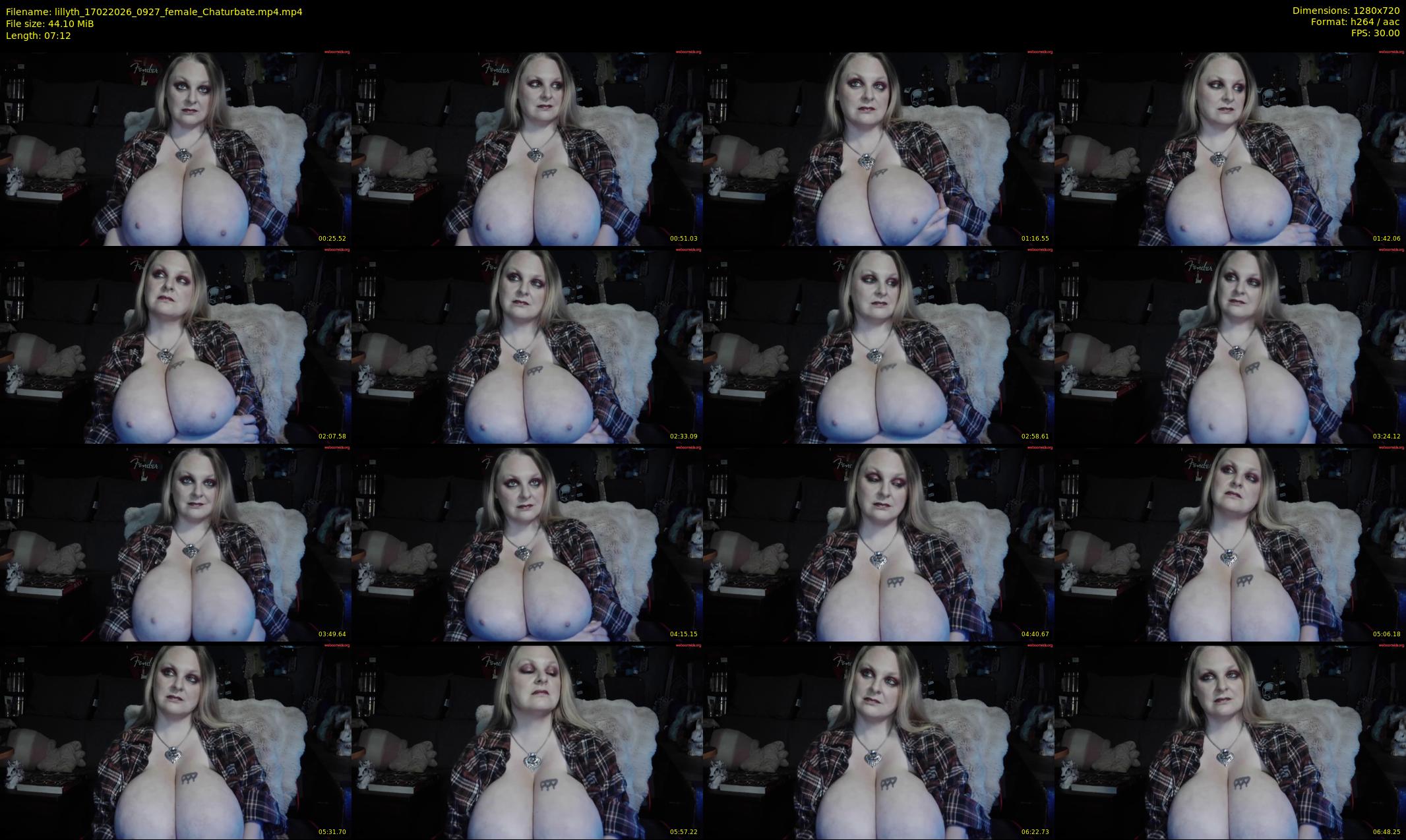 lillyth — 8 minute Chaturbate female cam show recording, 720p, Feb 17, 2026