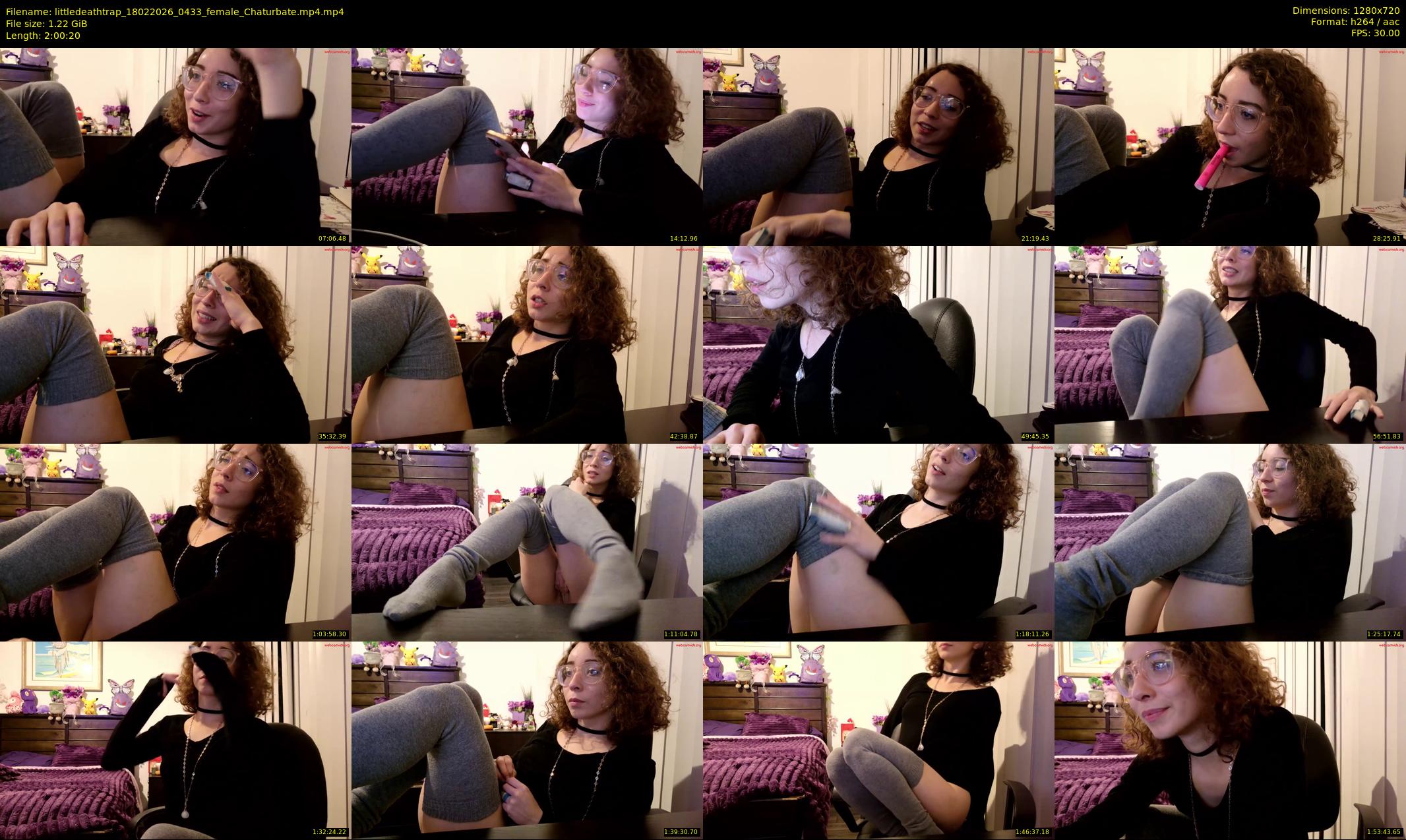 littledeathtrap — 121 minute Chaturbate female cam show recording, 720p, Feb 18, 2026