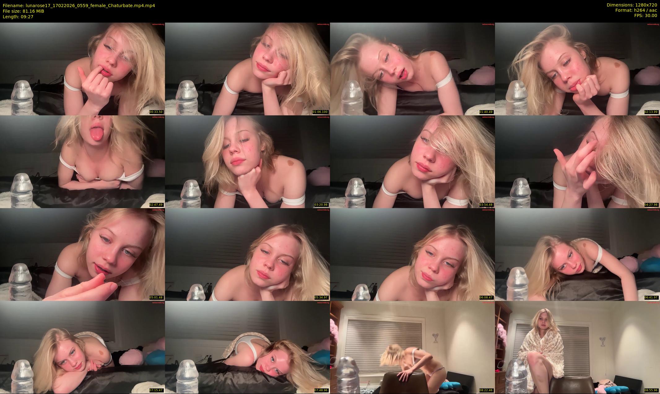 lunarose17 — 10 minute Chaturbate female cam show recording, 720p, Feb 17, 2026