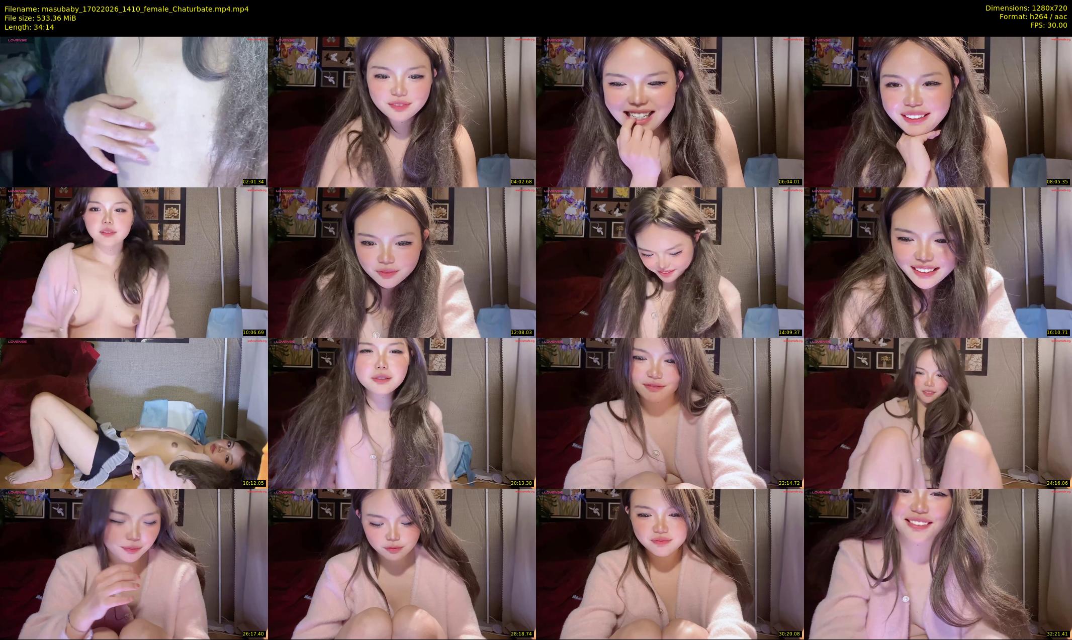 masubaby — 35 minute Chaturbate female cam show recording, 720p, Feb 17, 2026