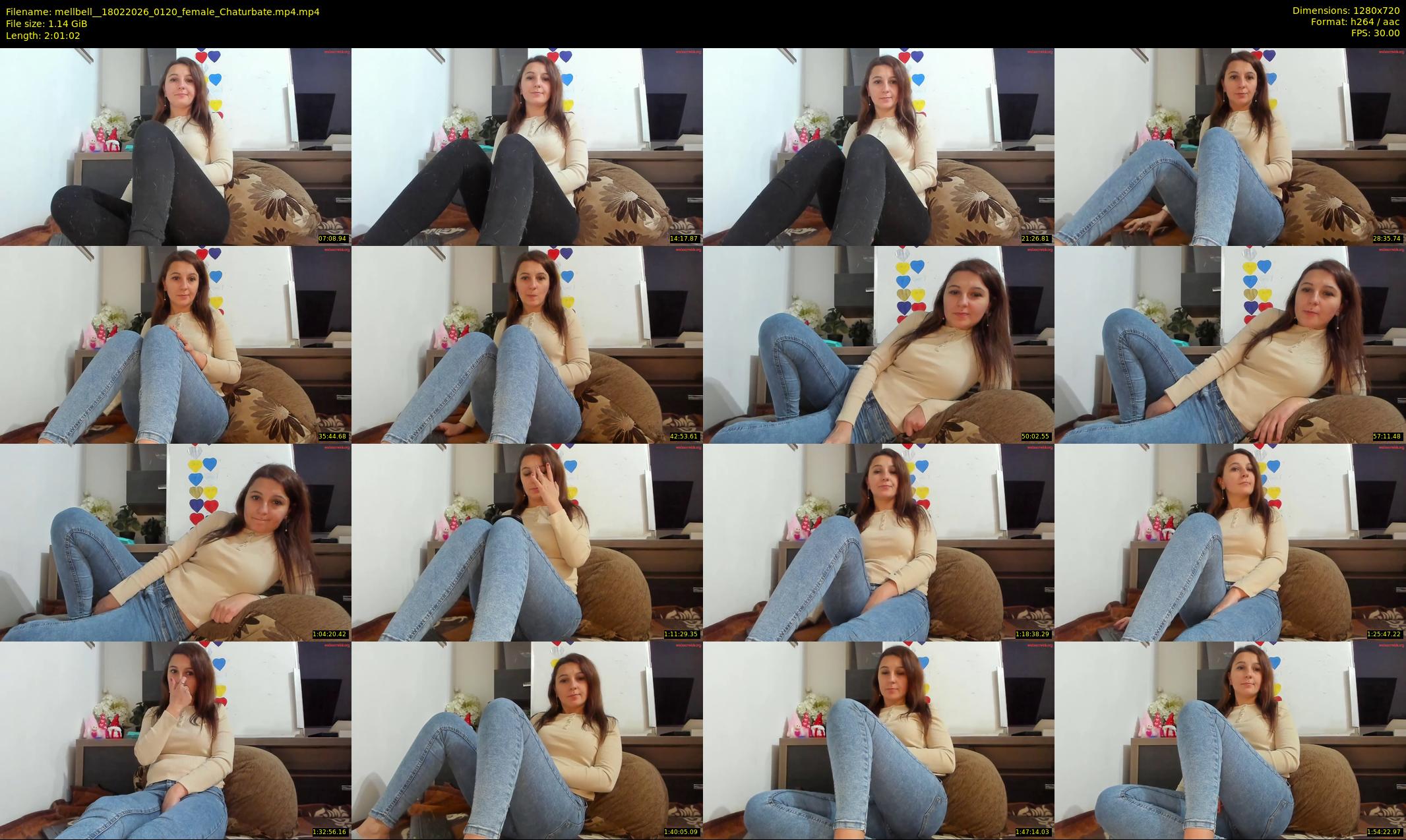 mellbell_ — 122 minute Chaturbate female cam show recording, 720p, Feb 18, 2026