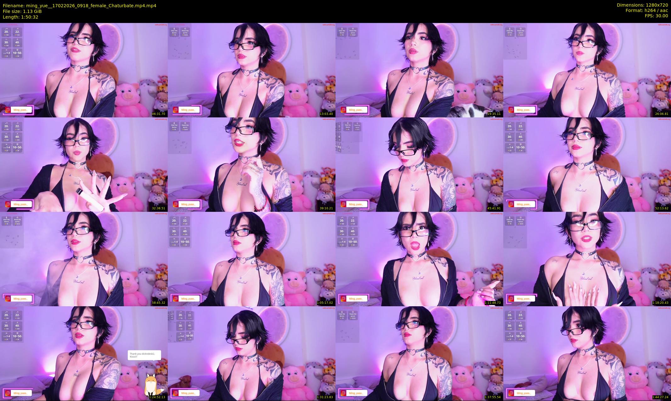 ming_yue_ — 111 minute Chaturbate female cam show recording, 720p, Feb 17, 2026