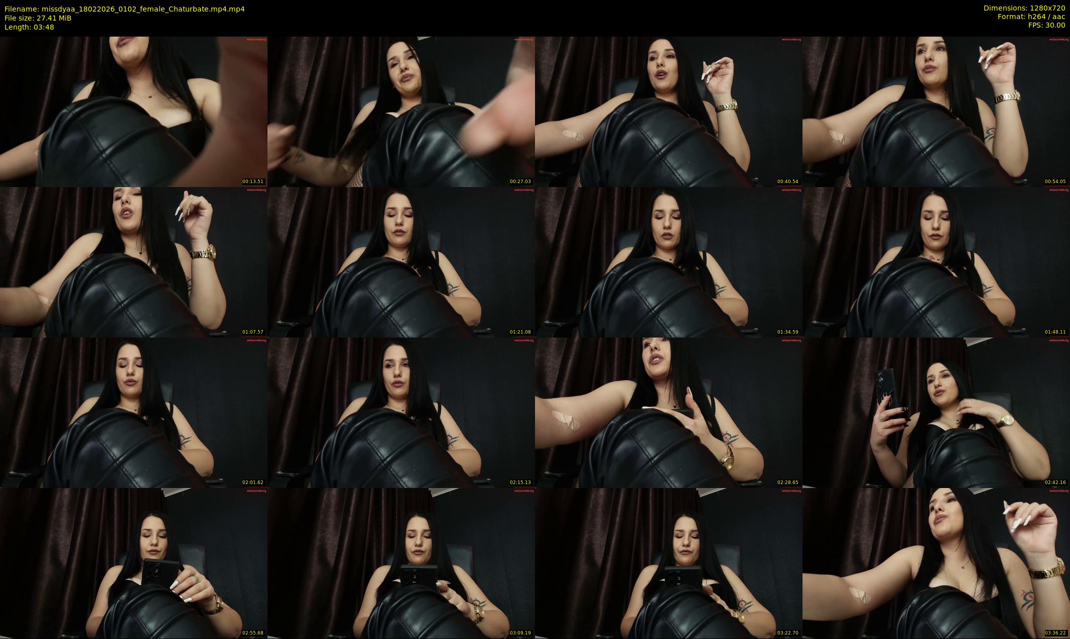 missdyaa — 4 minute Chaturbate female cam show recording, 720p, Feb 18, 2026