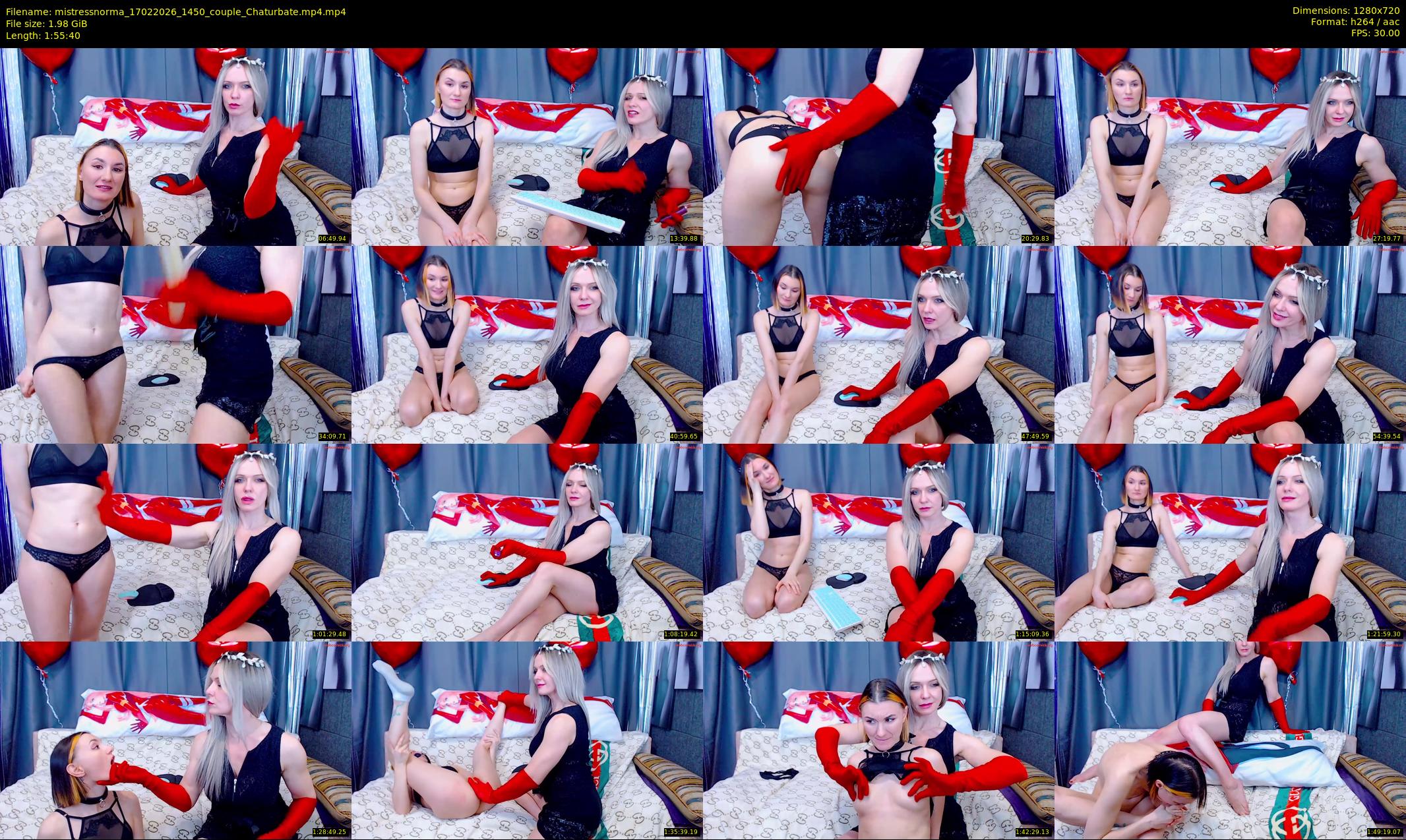 mistressnorma — 116 minute Chaturbate female cam show recording, 720p, Feb 17, 2026