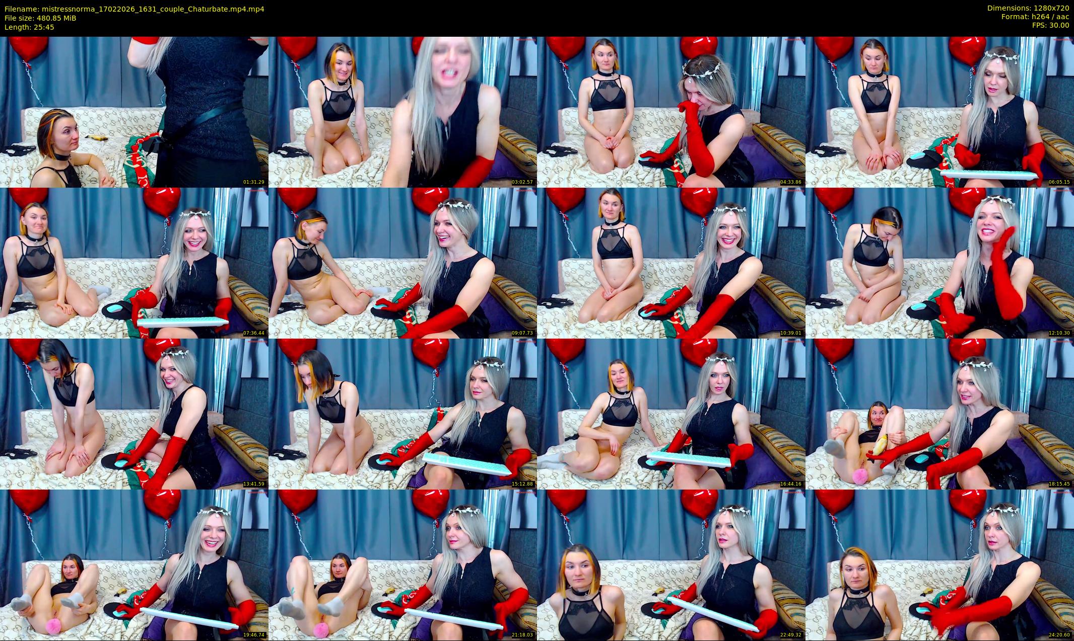 mistressnorma — 26 minute Chaturbate female cam show recording, 720p, Feb 17, 2026