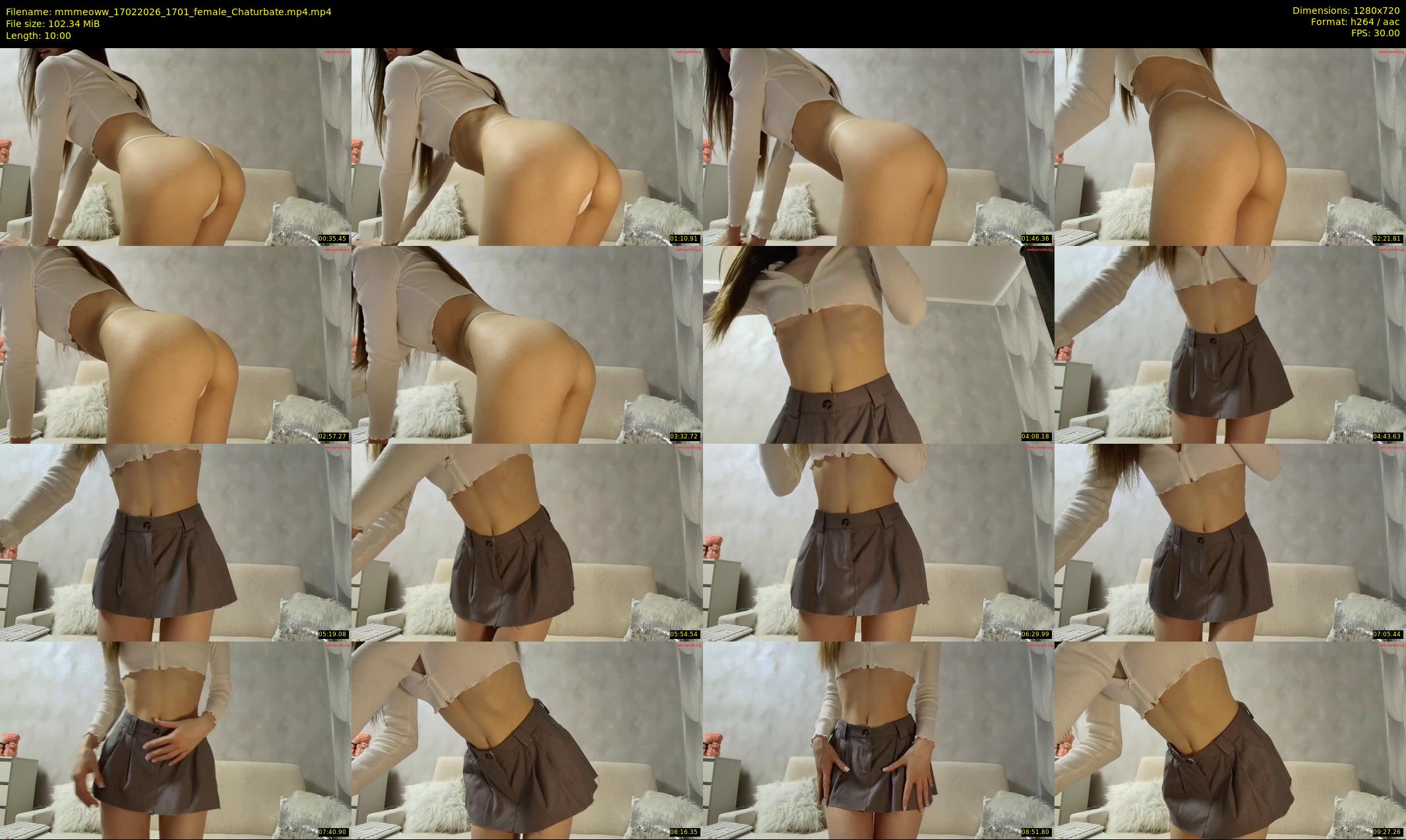 mmmeoww — 10 minute Chaturbate female cam show recording, 720p, Feb 17, 2026