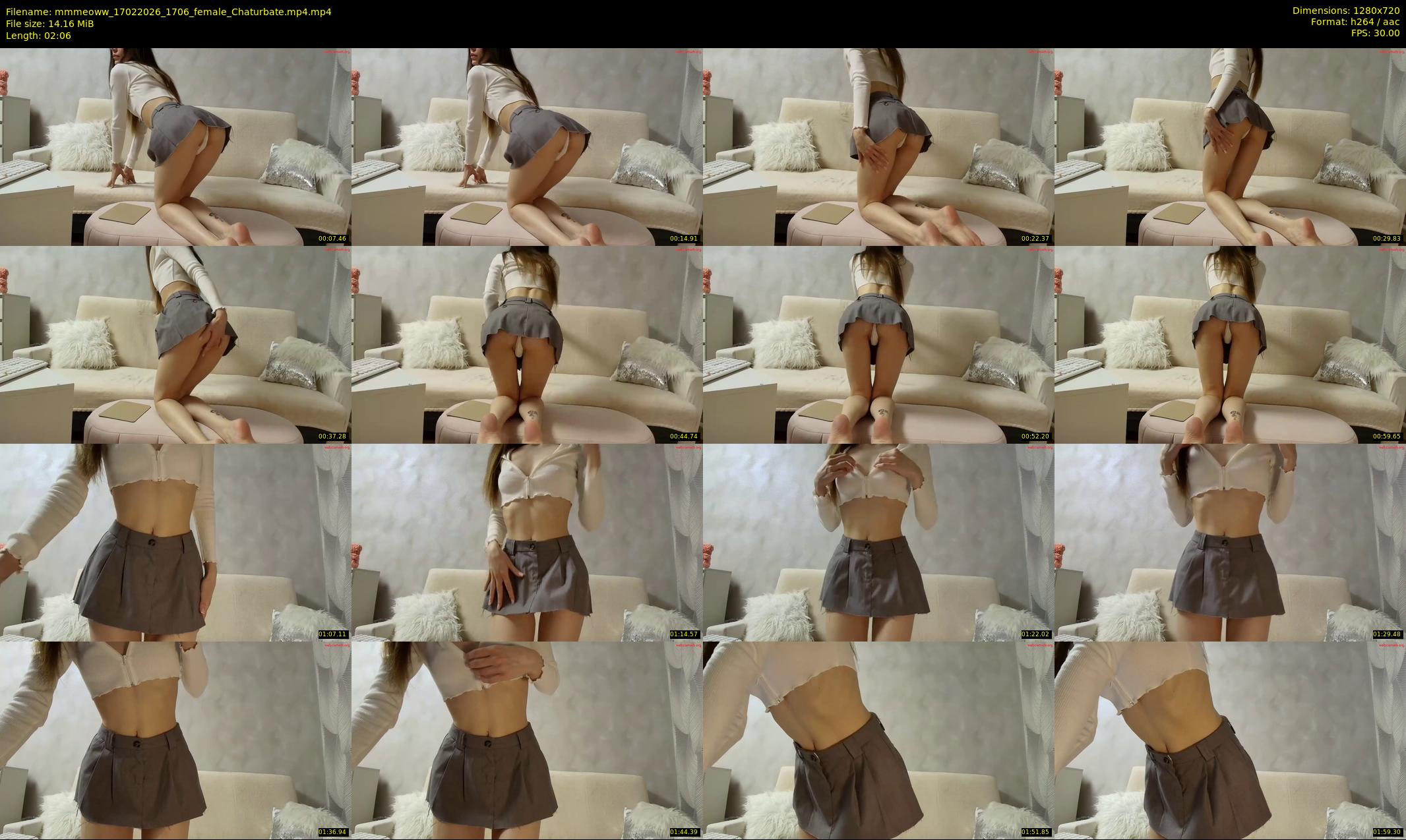 mmmeoww — 3 minute Chaturbate female cam show recording, 720p, Feb 17, 2026