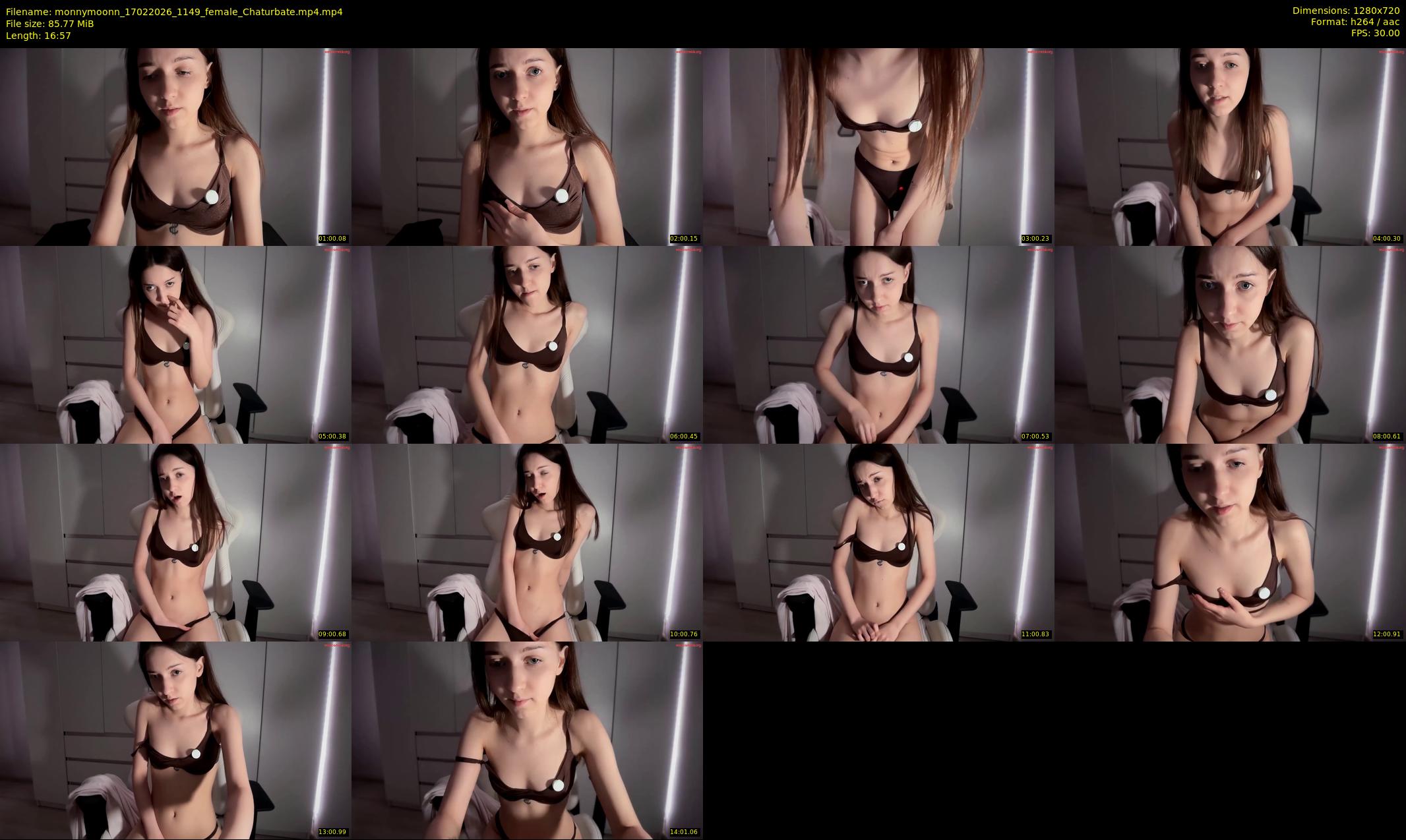 monnymoonn — 17 minute Chaturbate female cam show recording, 720p, Feb 17, 2026