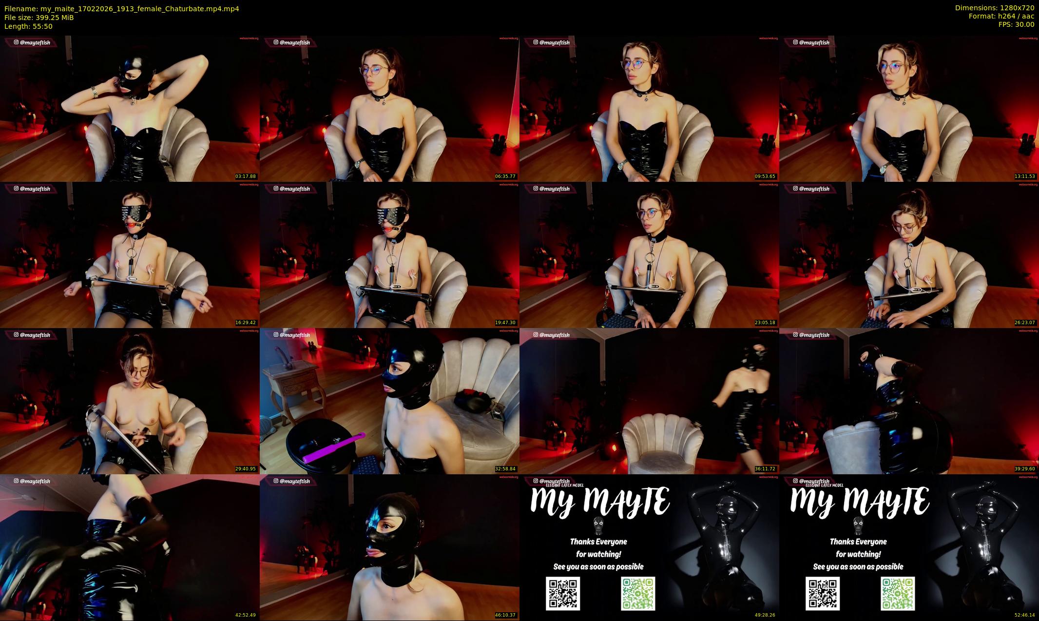 my_maite — 56 minute Chaturbate female cam show recording, 720p, Feb 17, 2026