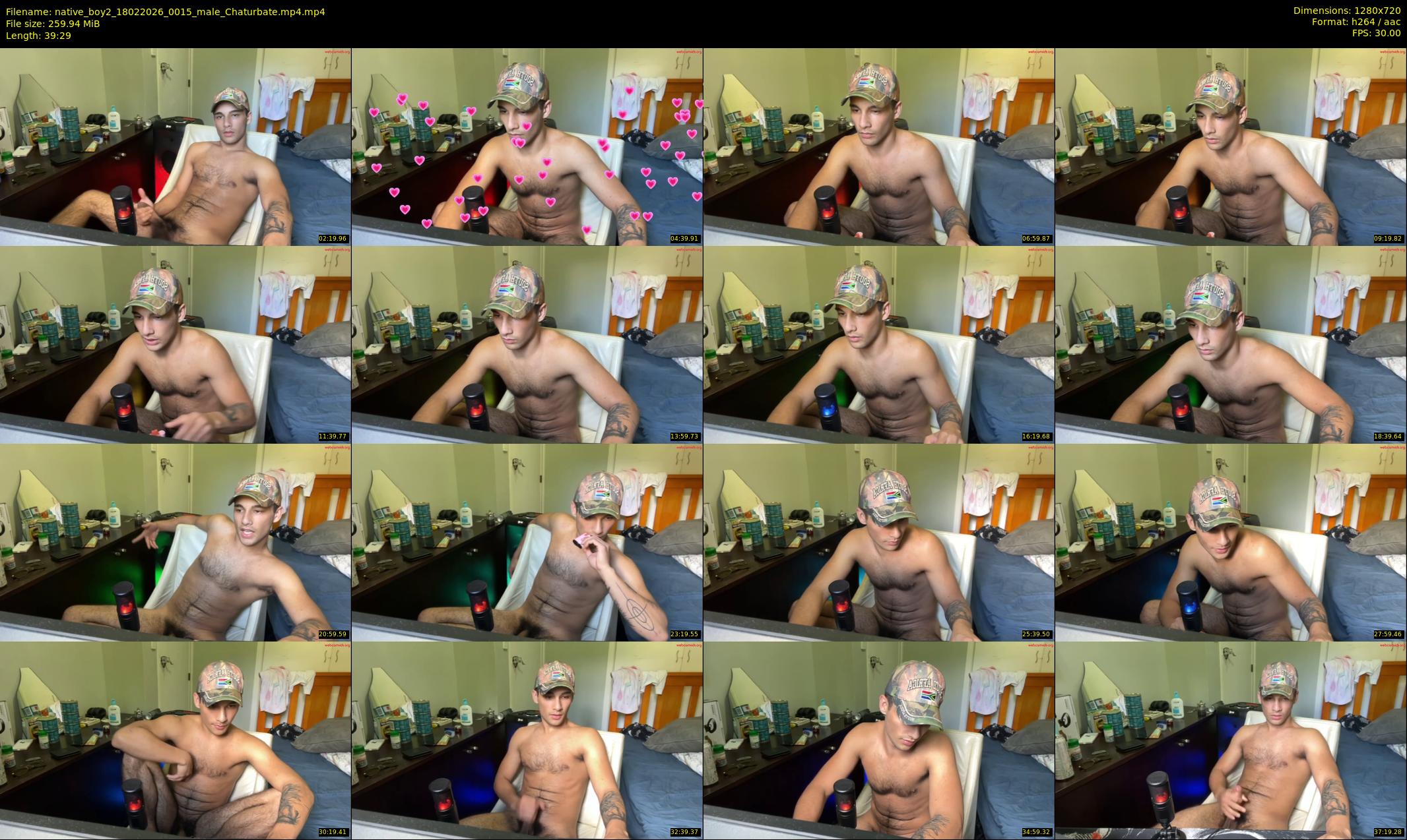 native_boy2 — 40 minute Chaturbate male cam show recording, 720p, Feb 18, 2026