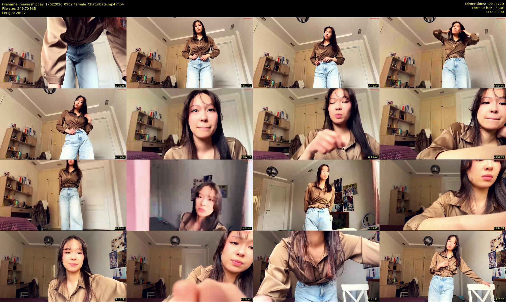 nievesshippey — 27 minute Chaturbate female cam show recording, 720p, Feb 17, 2026