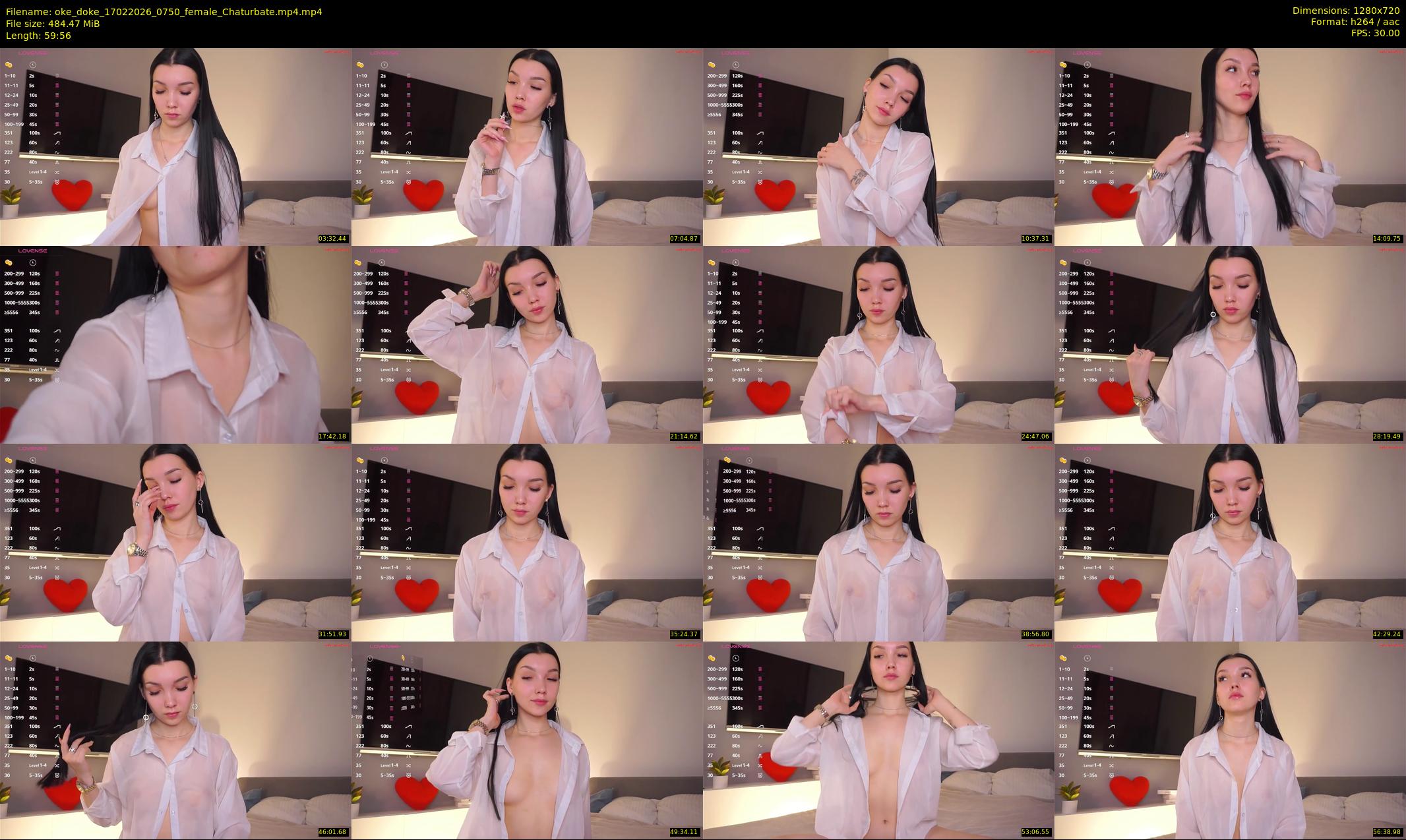 oke_doke — 60 minute Chaturbate female cam show recording, 720p, Feb 17, 2026