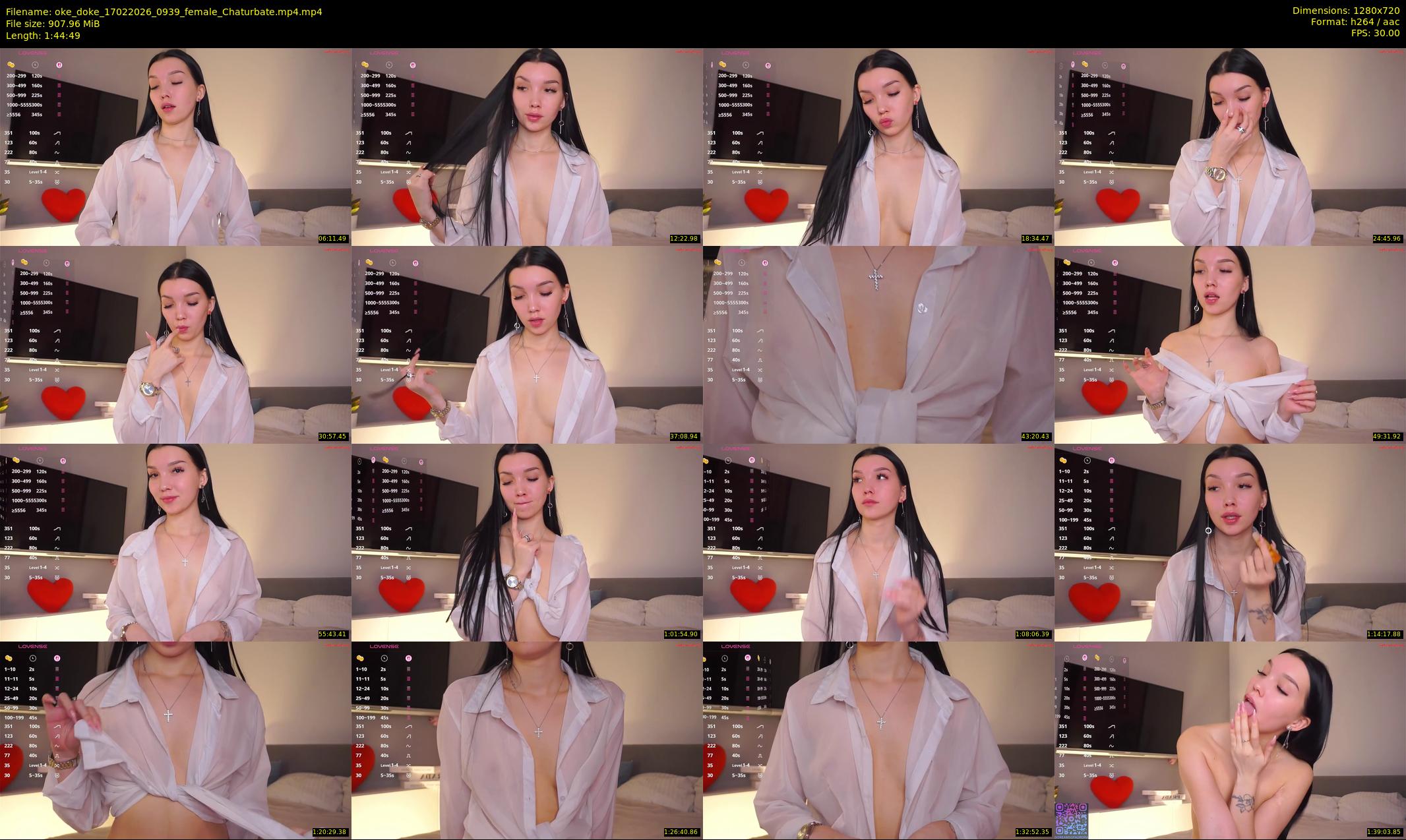 oke_doke — 105 minute Chaturbate female cam show recording, 720p, Feb 17, 2026