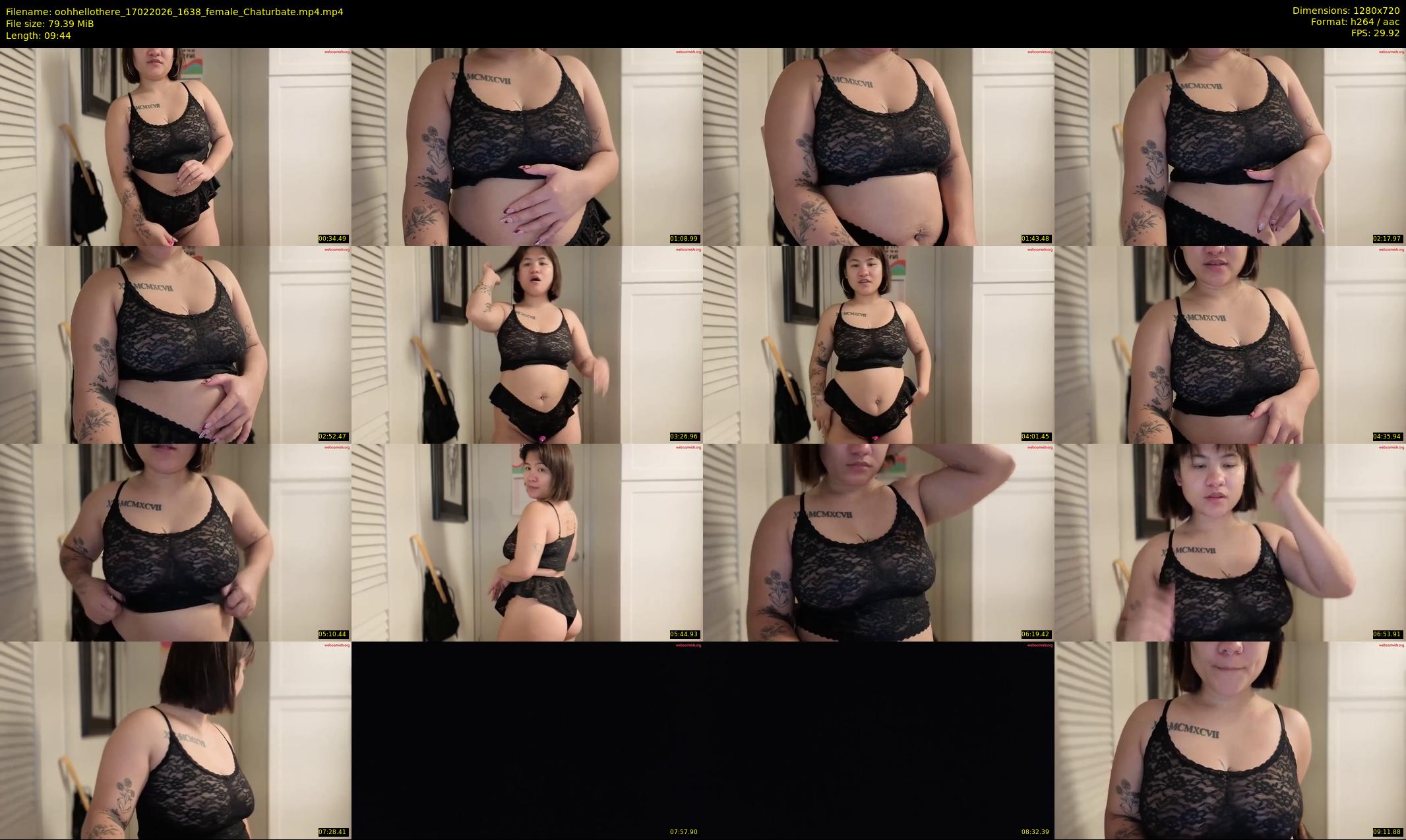oohhellothere — 10 minute Chaturbate female cam show recording, 720p, Feb 17, 2026