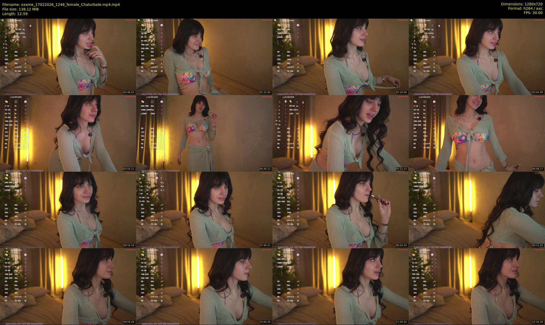 oxxme — 13 minute Chaturbate female cam show recording, 720p, Feb 17, 2026