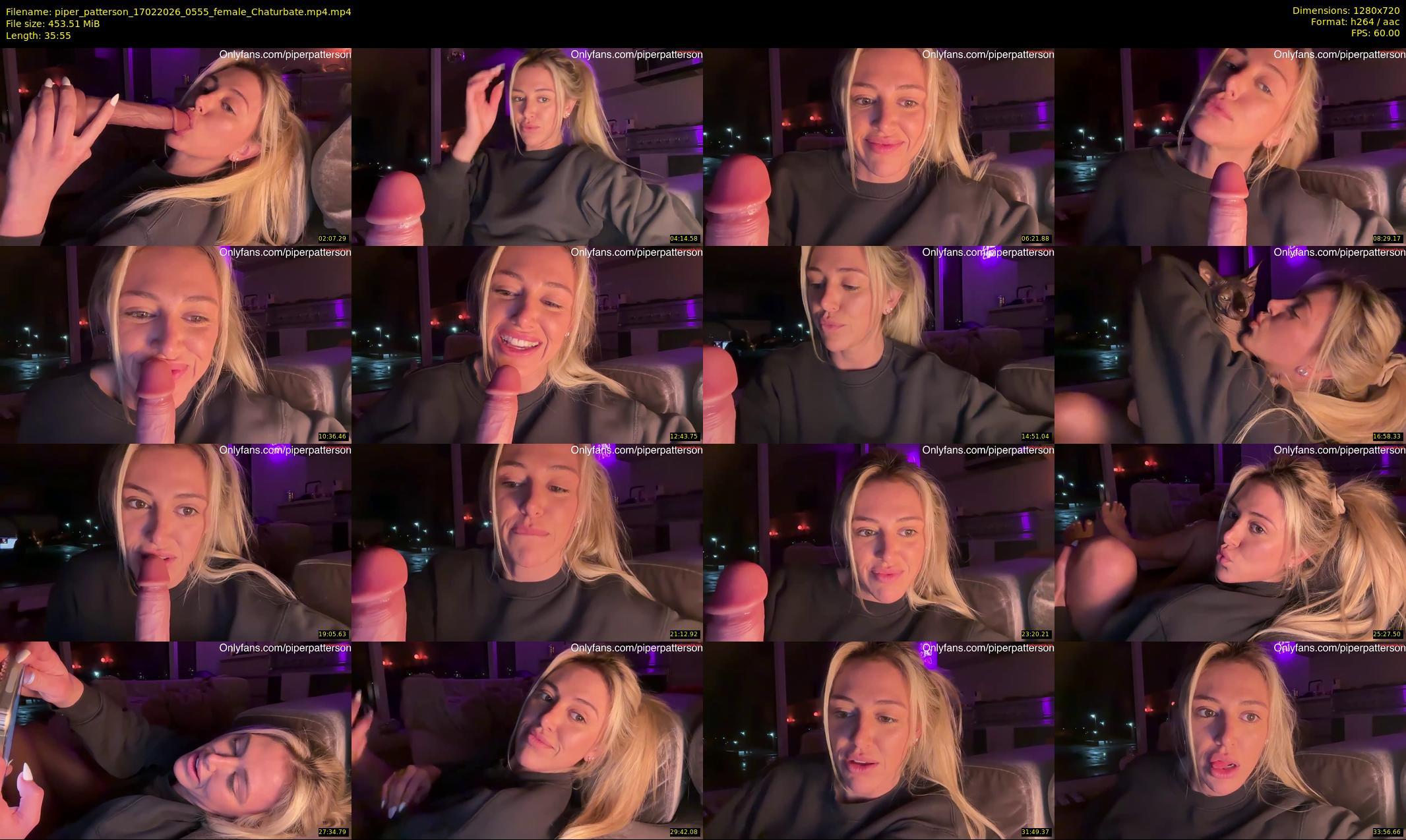 piper_patterson — 36 minute Chaturbate female cam show recording, 720p, Feb 17, 2026