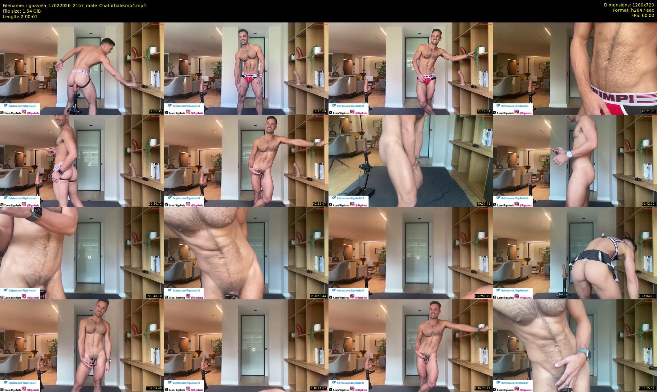 rigoavela — 121 minute Chaturbate male cam show recording, 720p, Feb 17, 2026