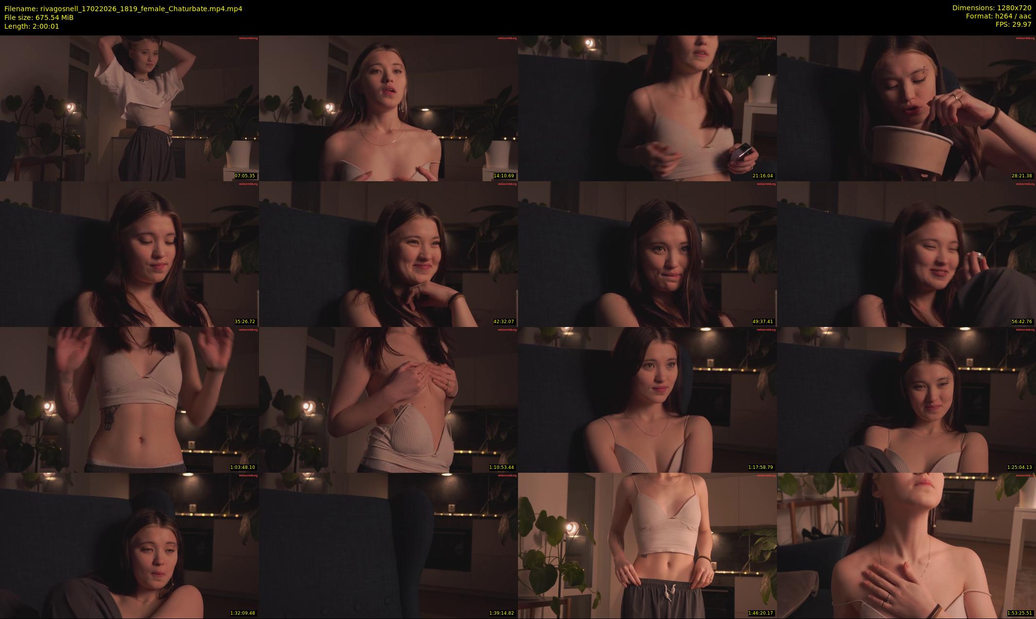 rivagosnell — 121 minute Chaturbate female cam show recording, 720p, Feb 17, 2026