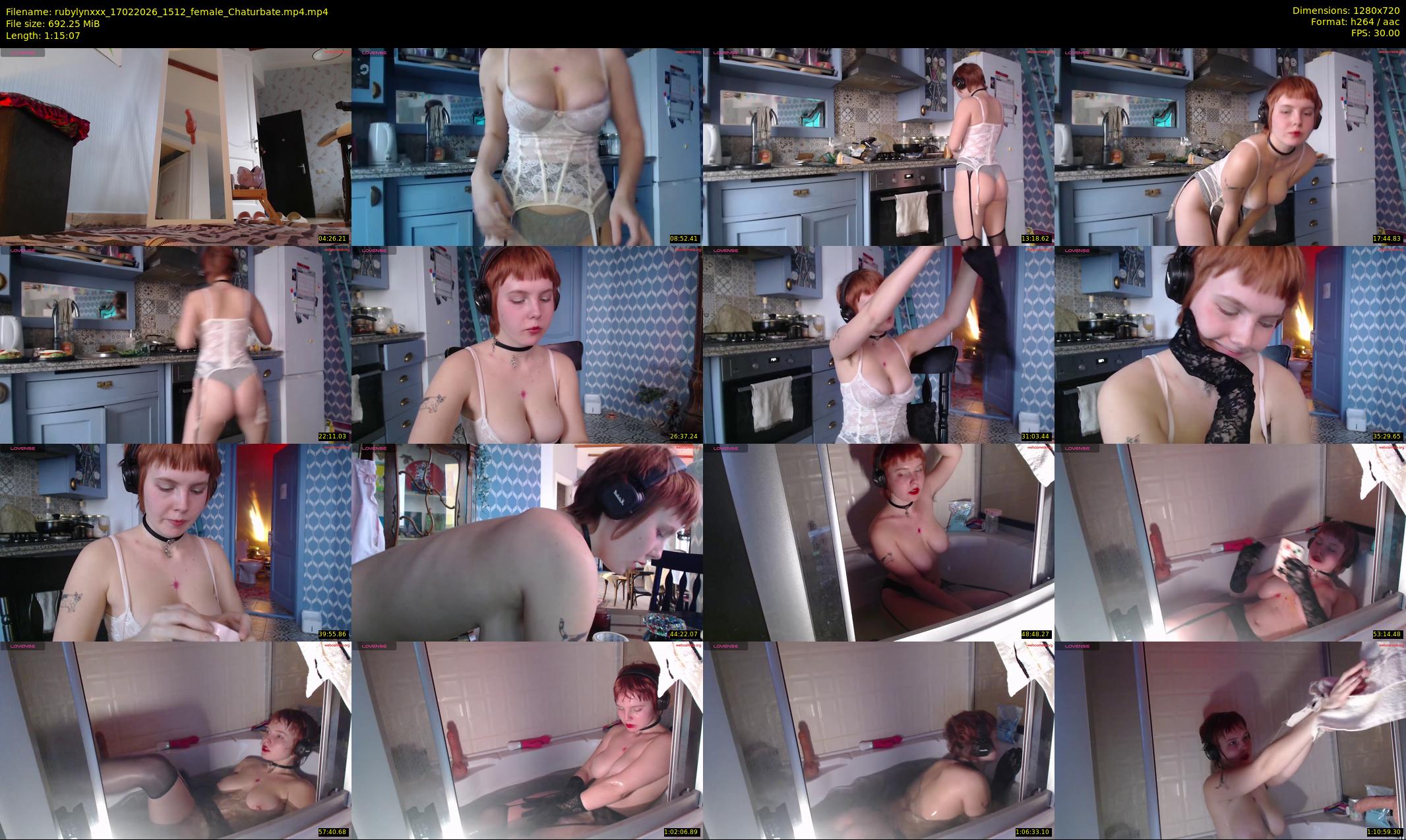 rubylynxxx — 76 minute Chaturbate female cam show recording, 720p, Feb 17, 2026