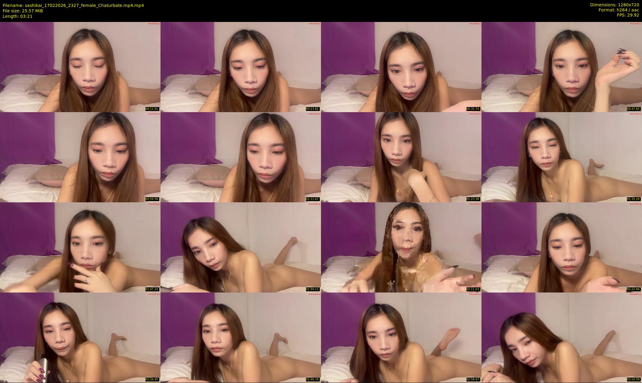 sashikai — 4 minute Chaturbate female cam show recording, 720p, Feb 17, 2026