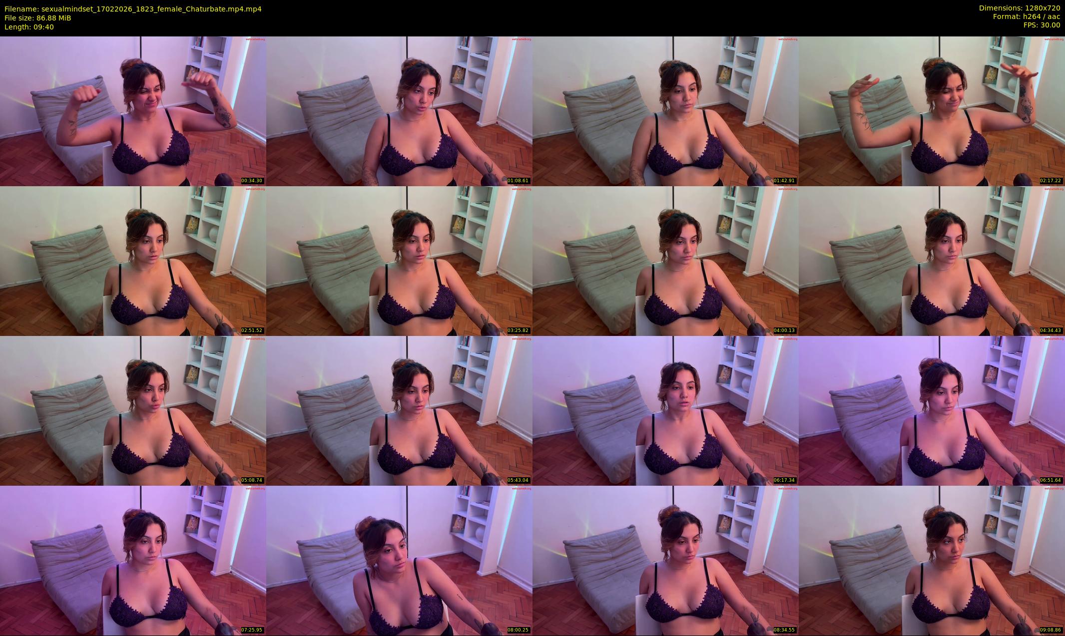 sexualmindset — 10 minute Chaturbate female cam show recording, 720p, Feb 17, 2026