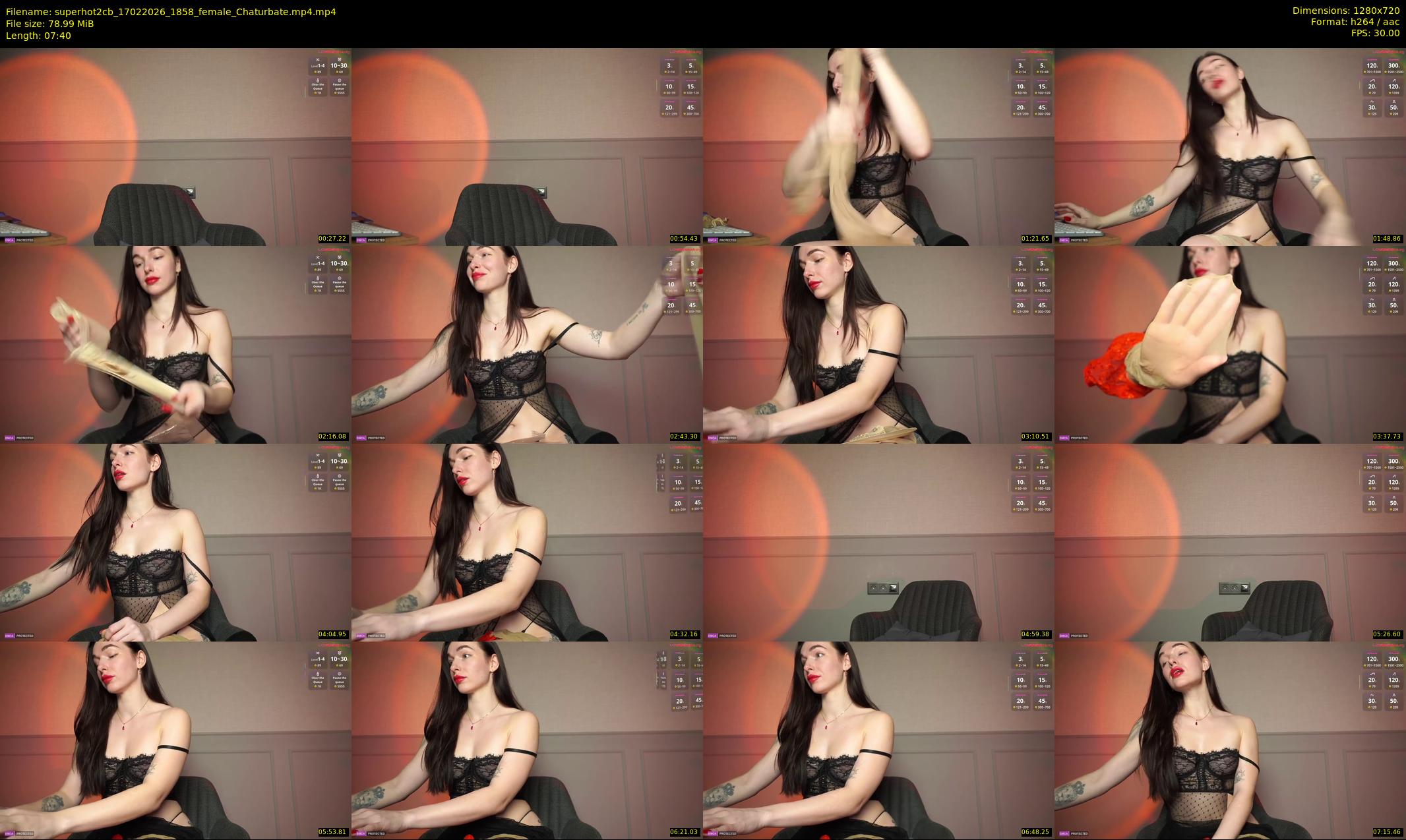 superhot2cb — 8 minute Chaturbate female cam show recording, 720p, Feb 17, 2026