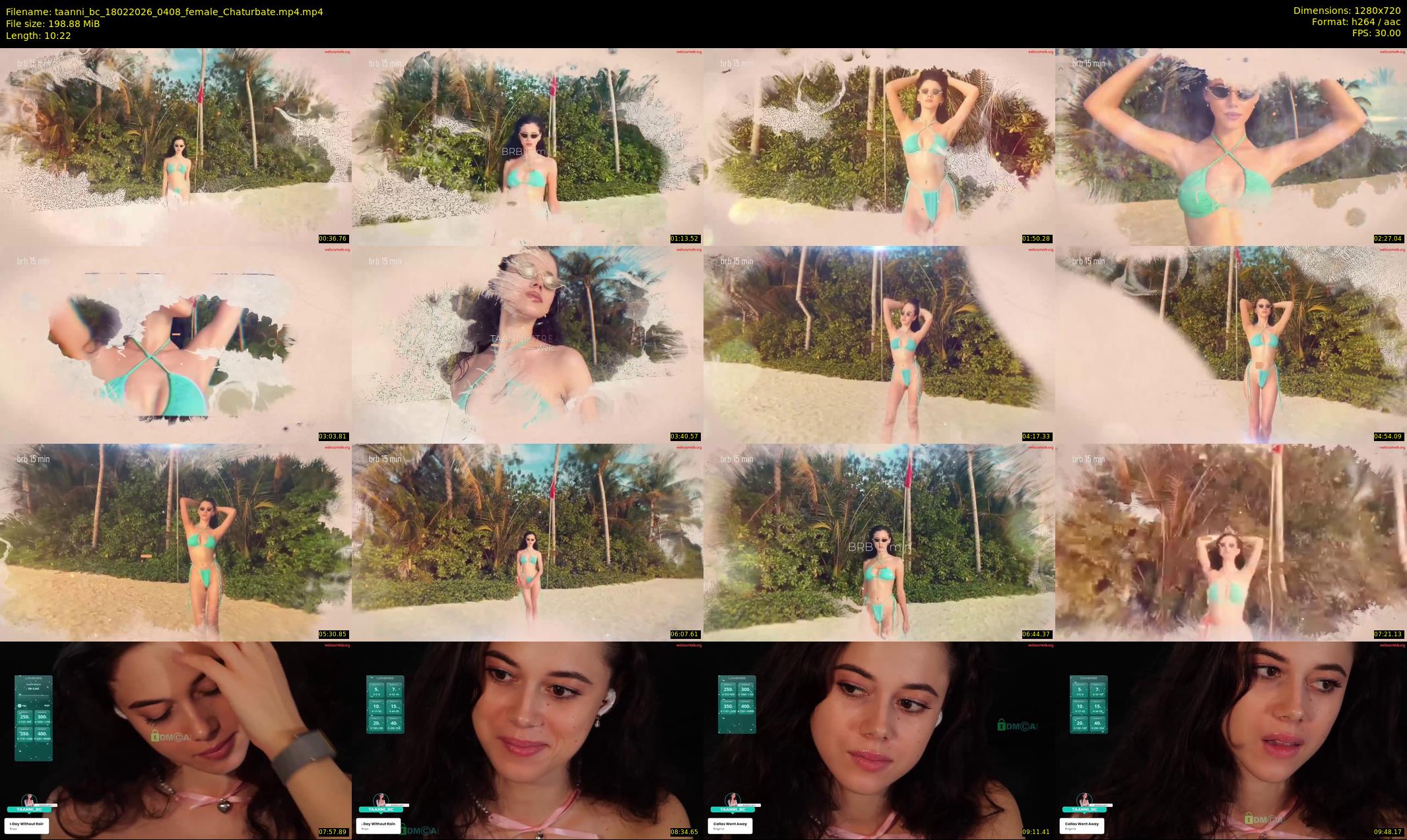 taanni_bc — 11 minute Chaturbate female cam show recording, 720p, Feb 18, 2026