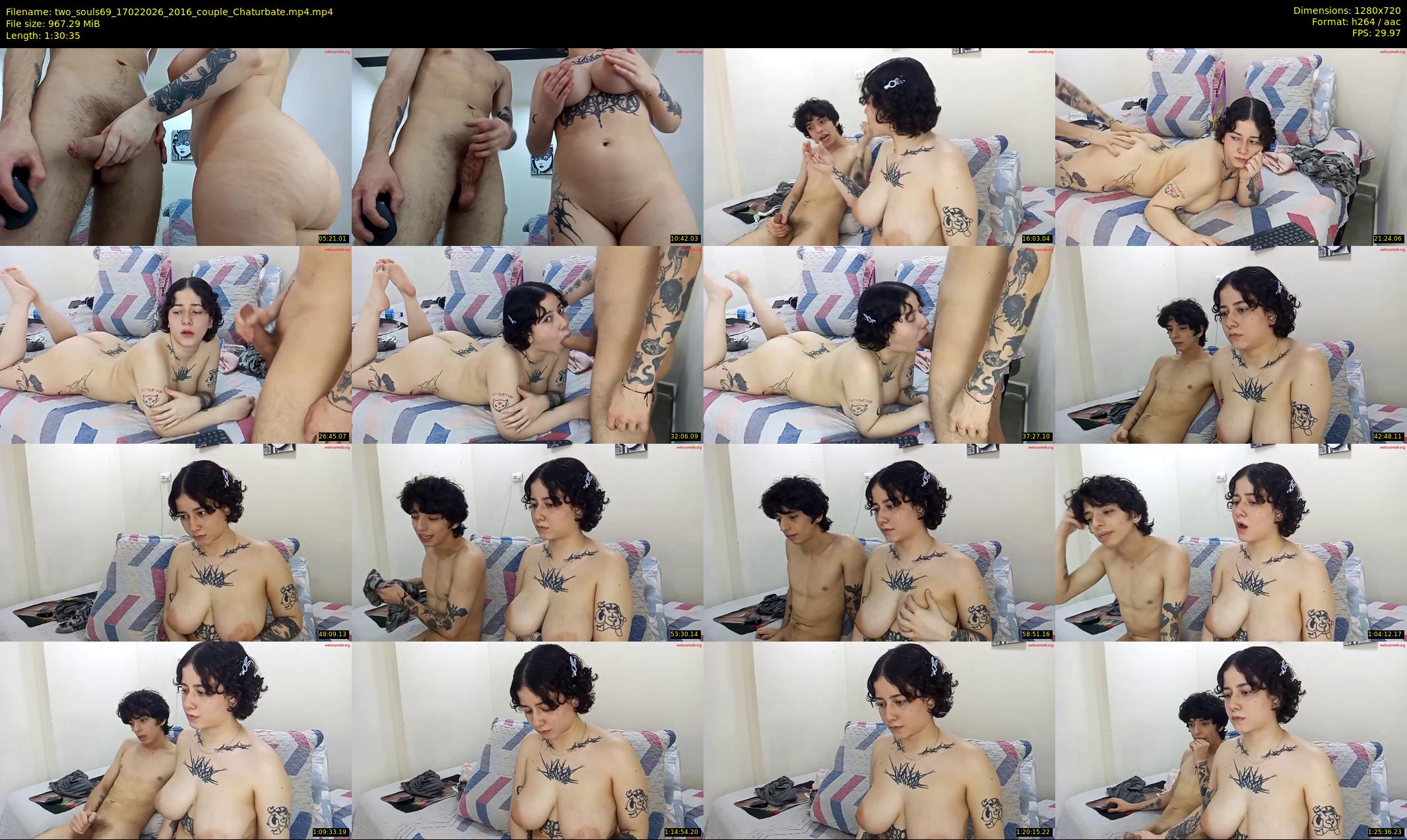 two_souls69 — 91 minute Chaturbate couple cam show recording, 720p, Feb 17, 2026