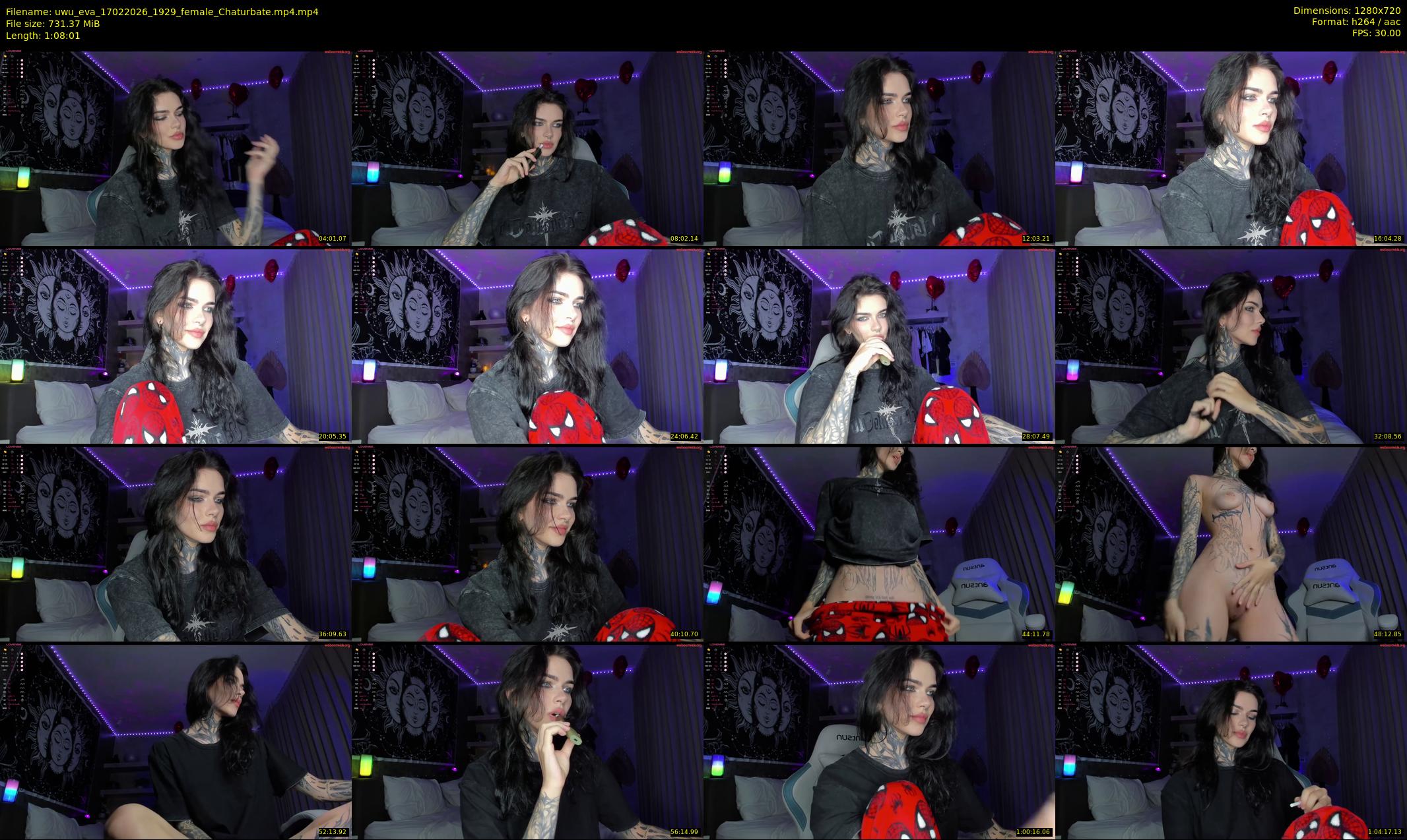 uwu_eva — 69 minute Chaturbate female cam show recording, 720p, Feb 17, 2026