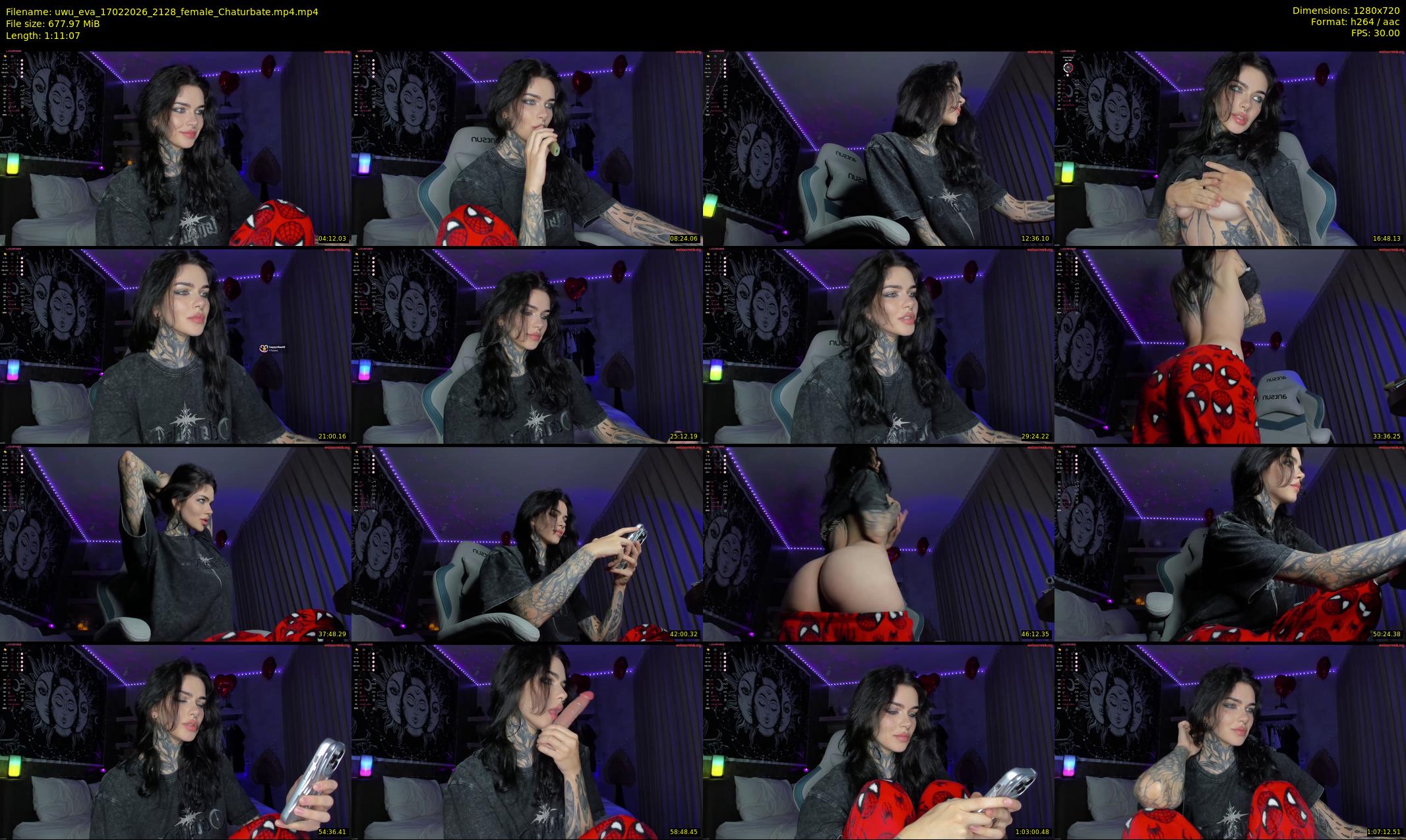 uwu_eva — 72 minute Chaturbate female cam show recording, 720p, Feb 17, 2026