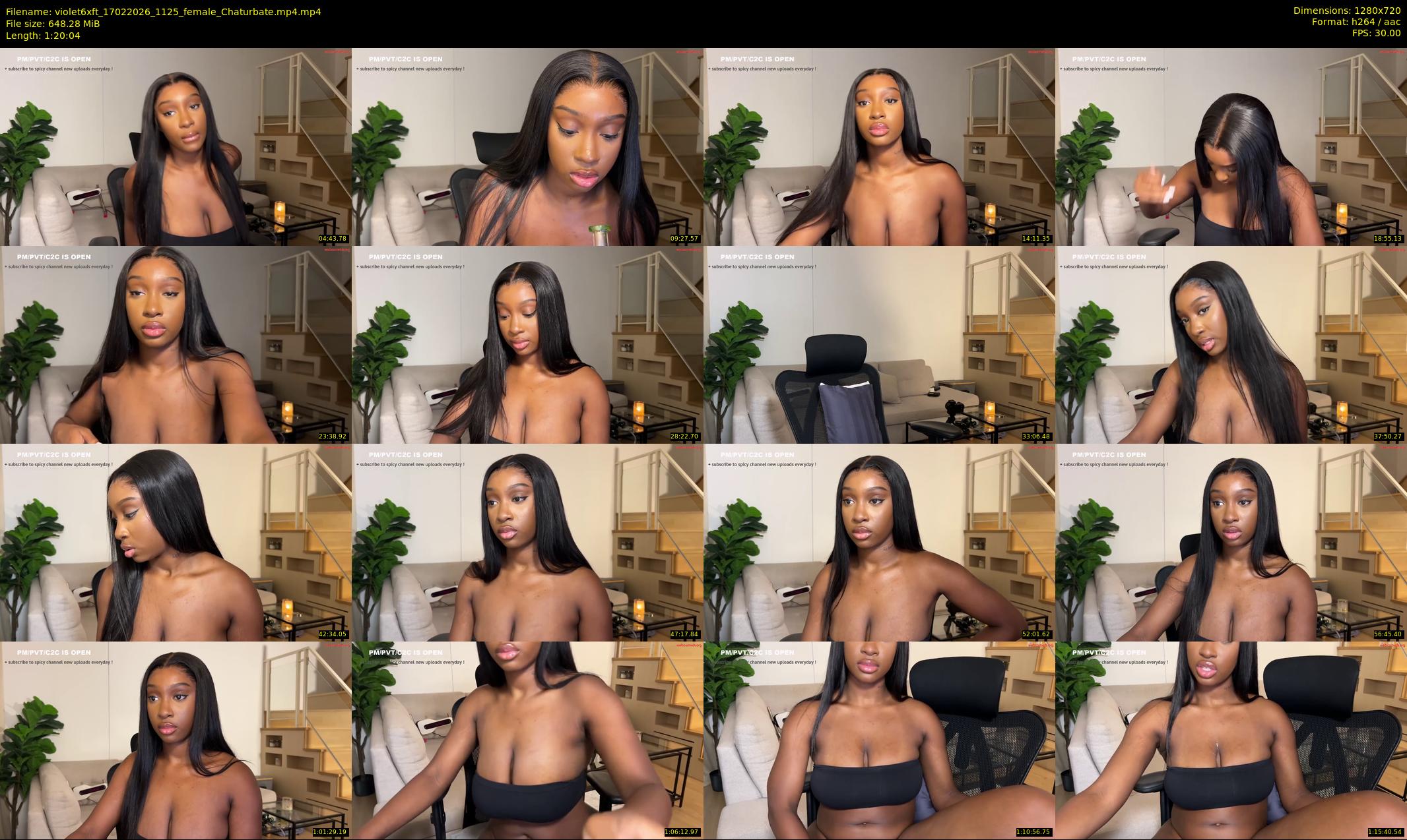 violet6xft — 81 minute Chaturbate female cam show recording, 720p, Feb 17, 2026