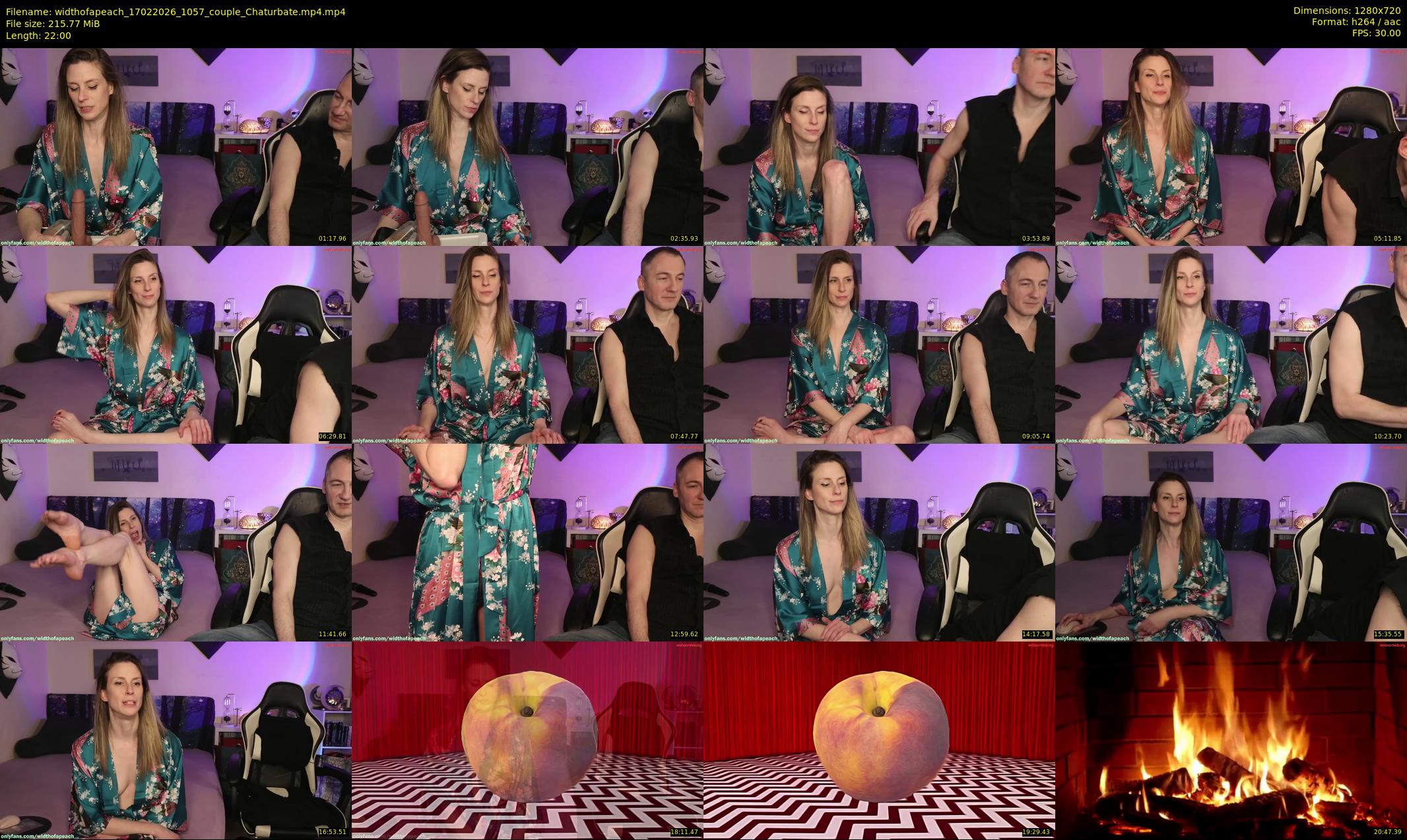 widthofapeach — 22 minute Chaturbate couple cam show recording, 720p, Feb 17, 2026