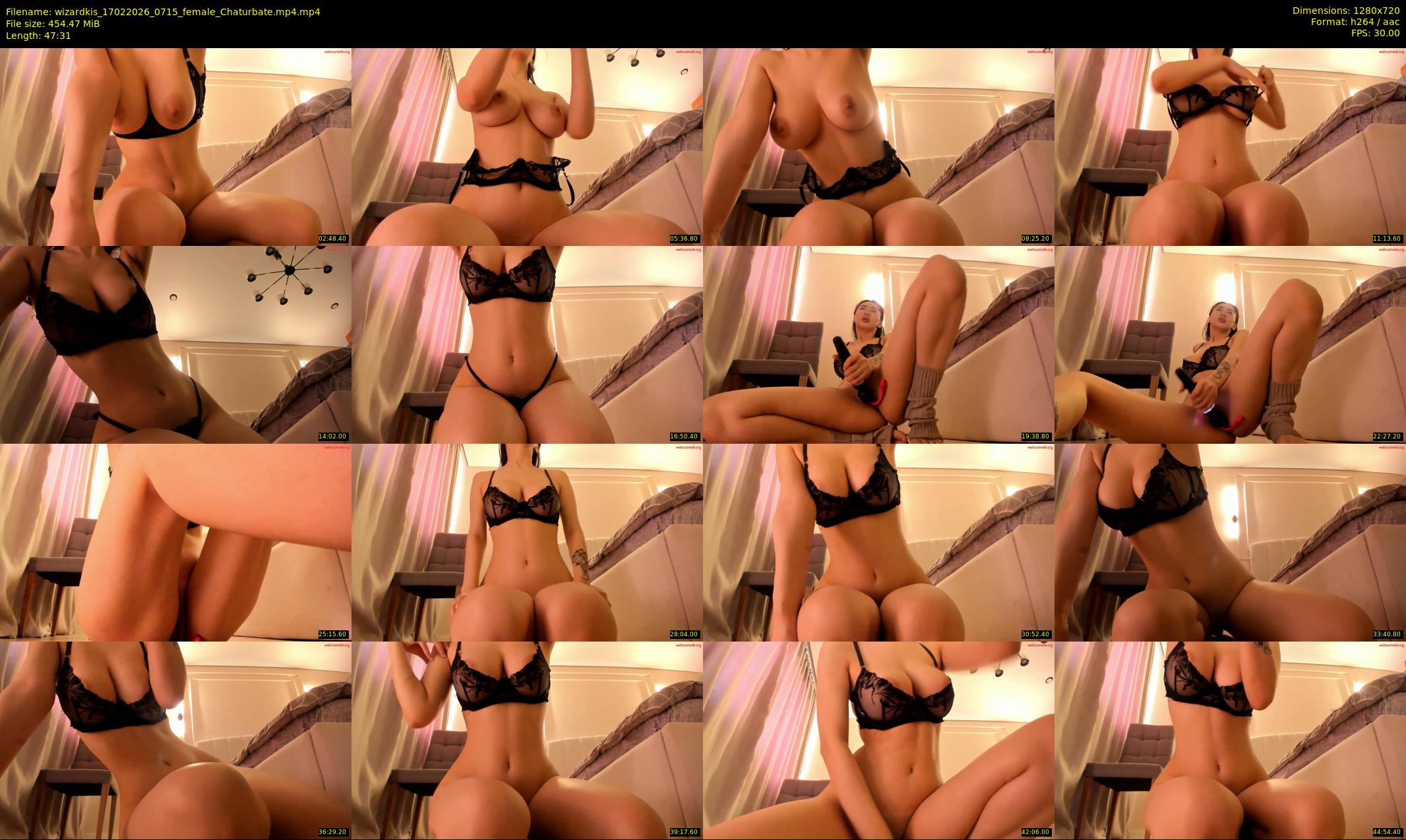 wizardkis — 48 minute Chaturbate female cam show recording, 720p, Feb 17, 2026