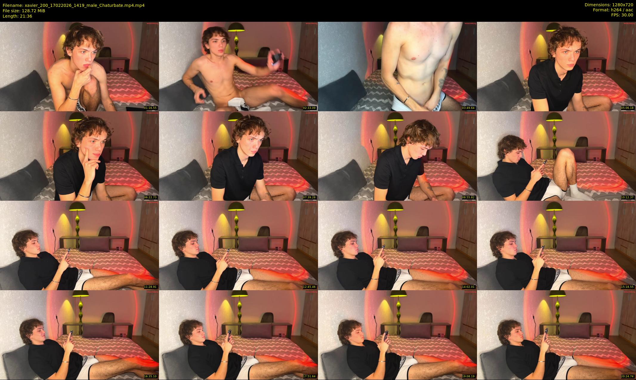 xavier_200 — 22 minute Chaturbate male cam show recording, 720p, Feb 17, 2026