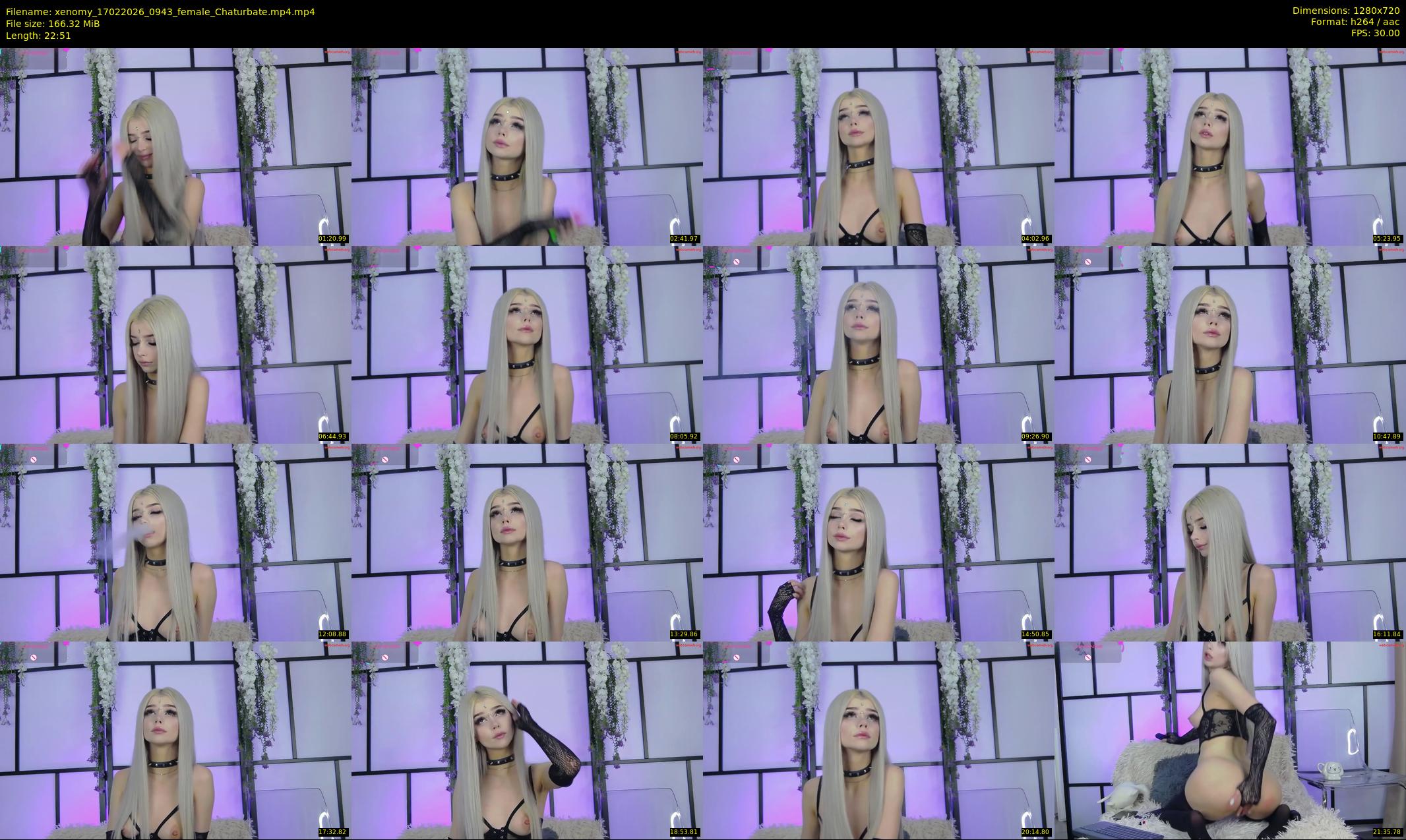 xenomy — 23 minute Chaturbate female cam show recording, 720p, Feb 17, 2026