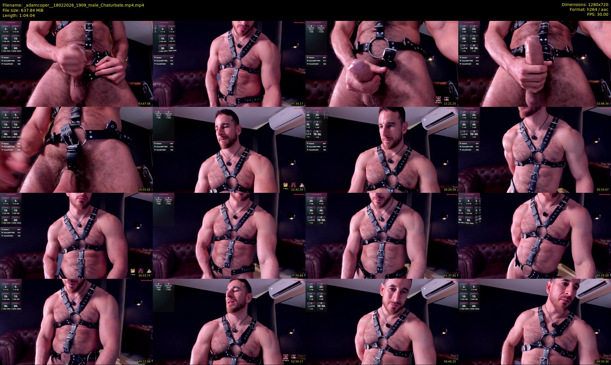_adamcoper_ — 65 minute Chaturbate male cam show recording, 720p, Feb 18, 2026