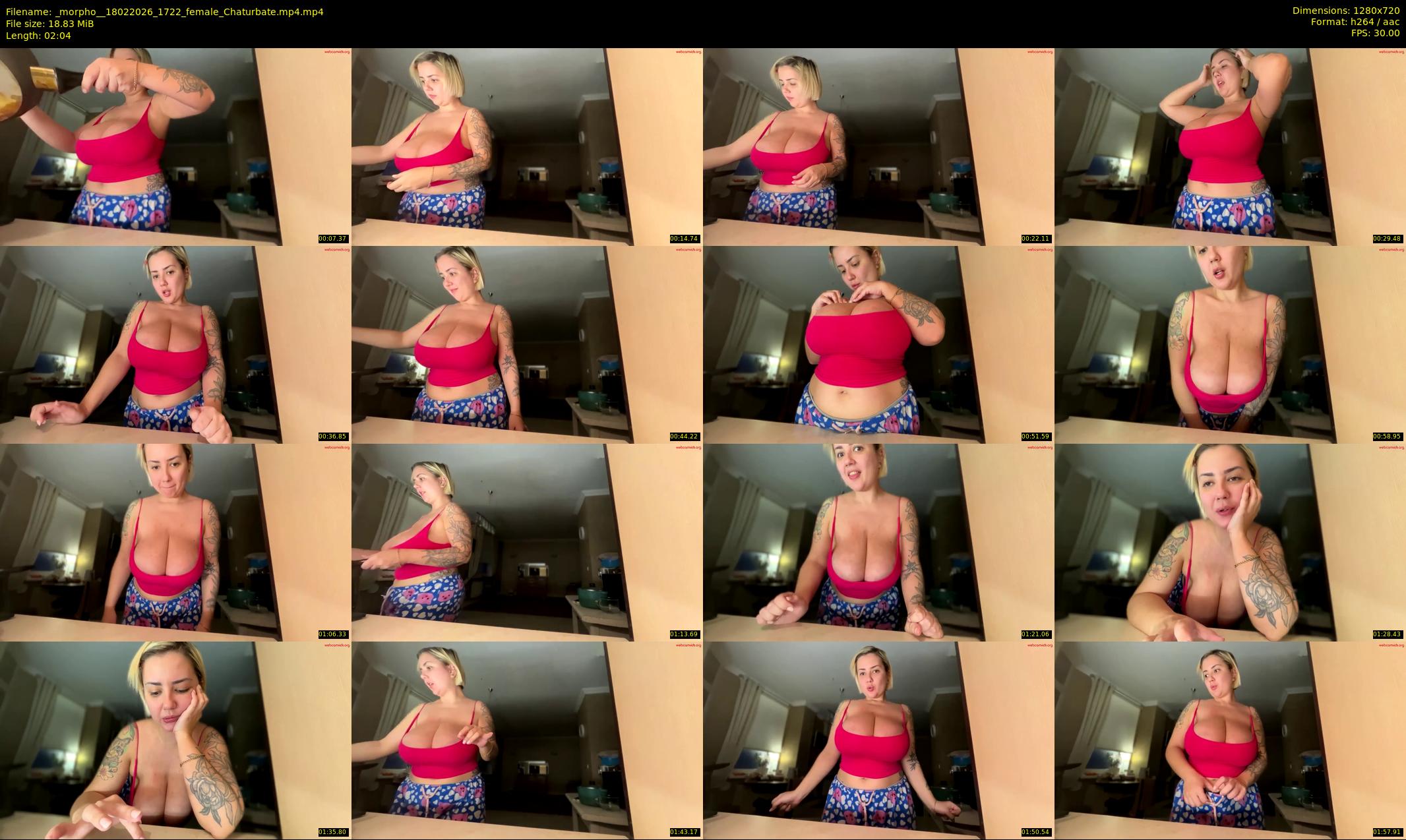 _morpho_ — 3 minute Chaturbate female cam show recording, 720p, Feb 18, 2026