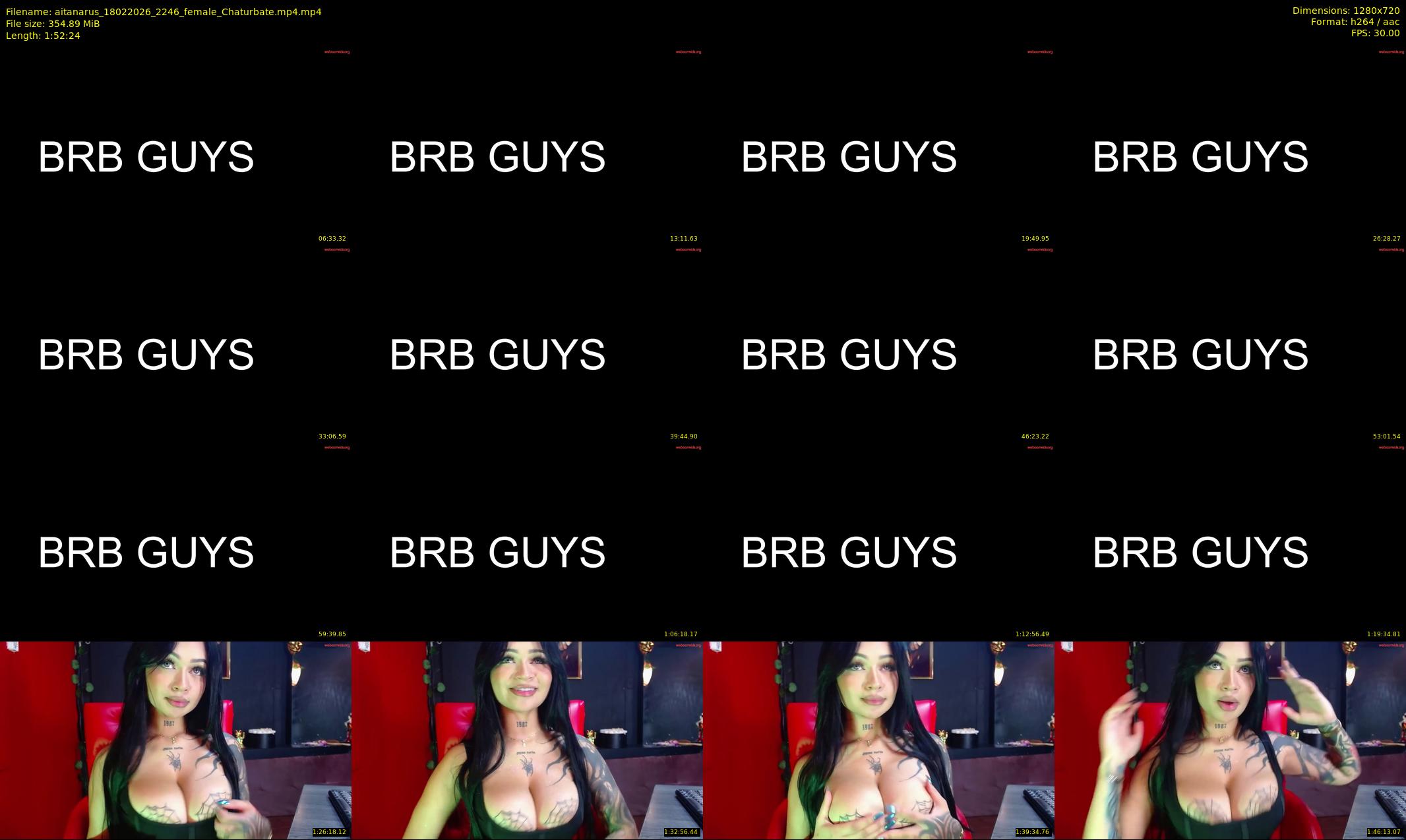 aitanarus — 113 minute Chaturbate female cam show recording, 720p, Feb 18, 2026
