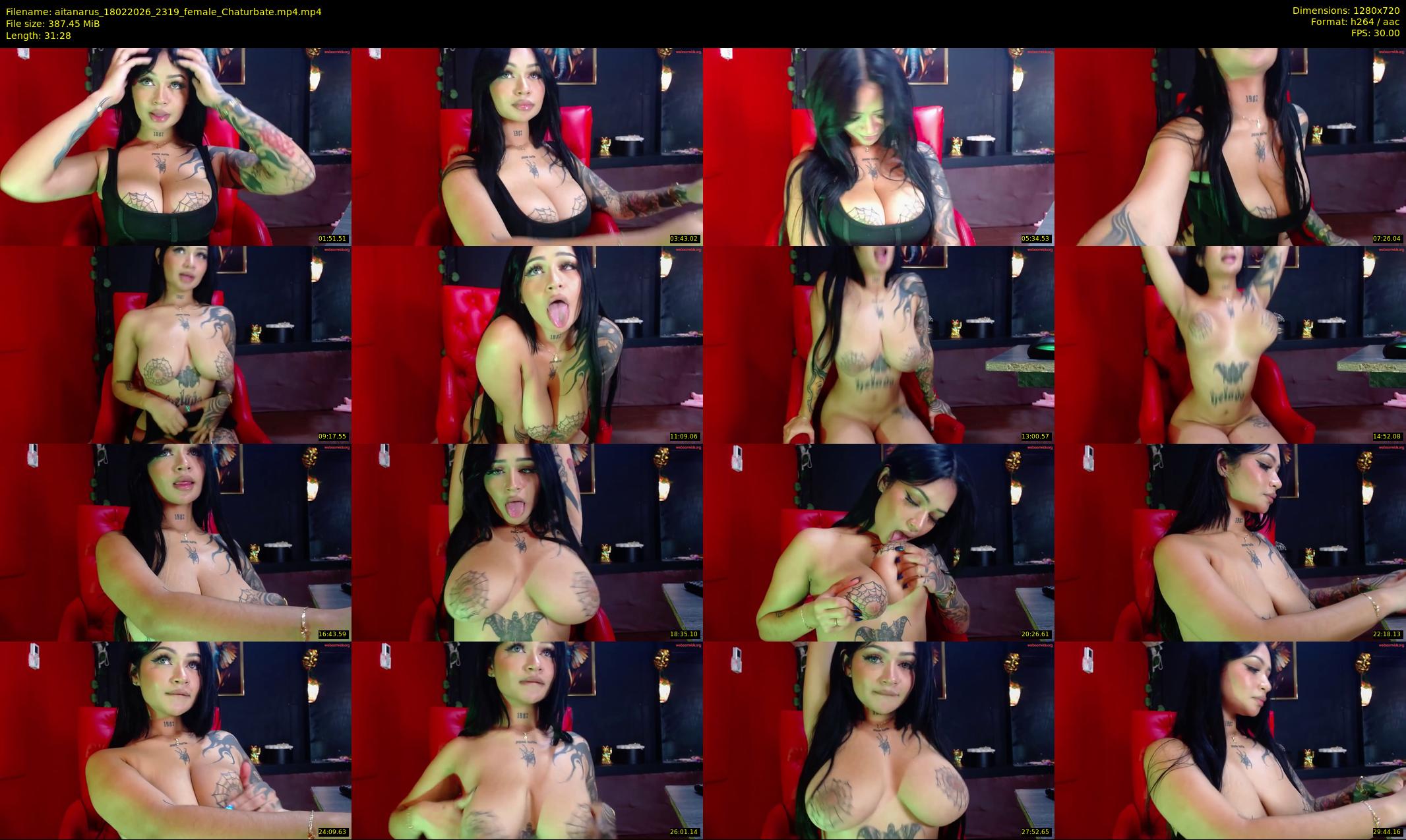 aitanarus — 32 minute Chaturbate female cam show recording, 720p, Feb 18, 2026