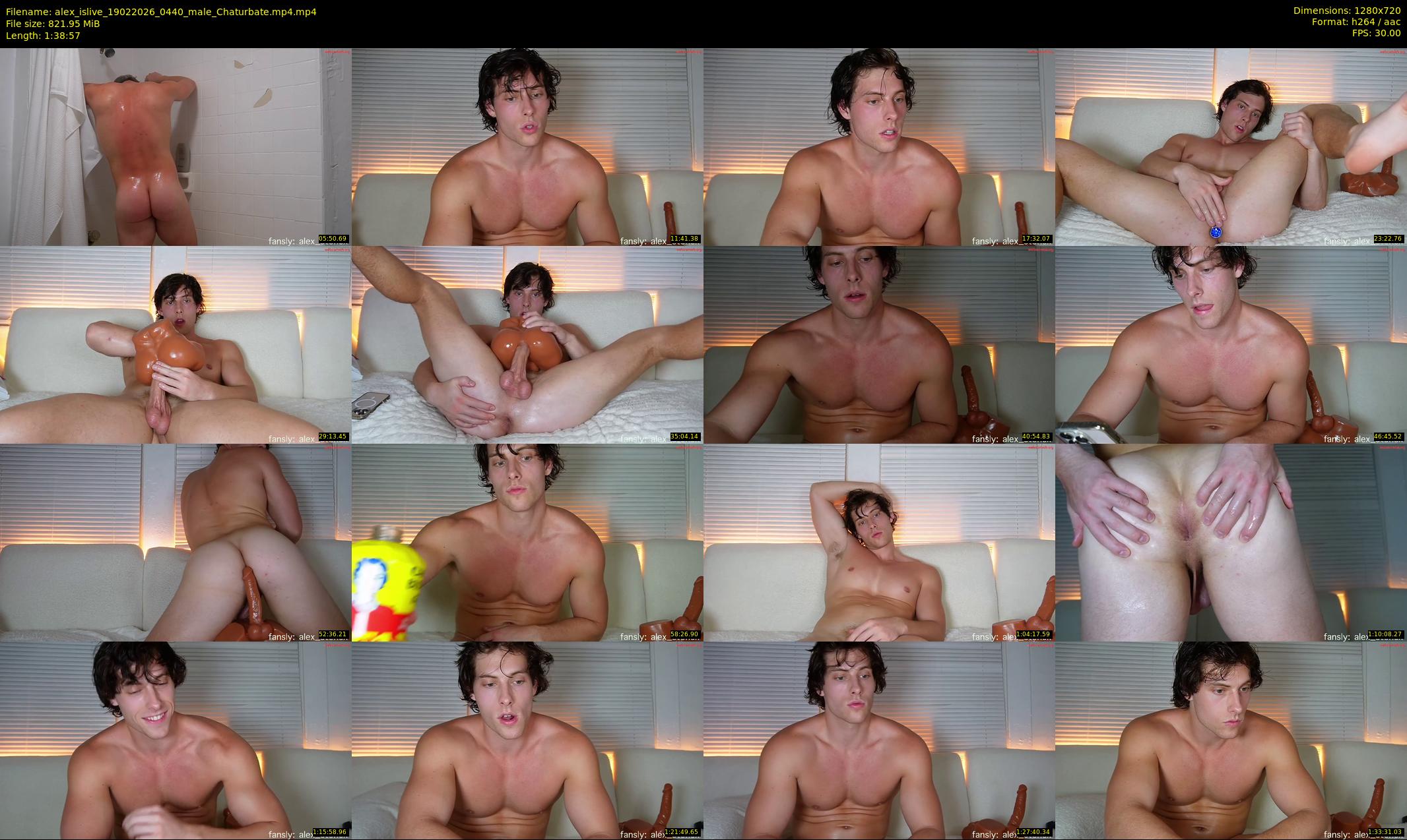 alex_islive — 99 minute Chaturbate male cam show recording, 720p, Feb 19, 2026