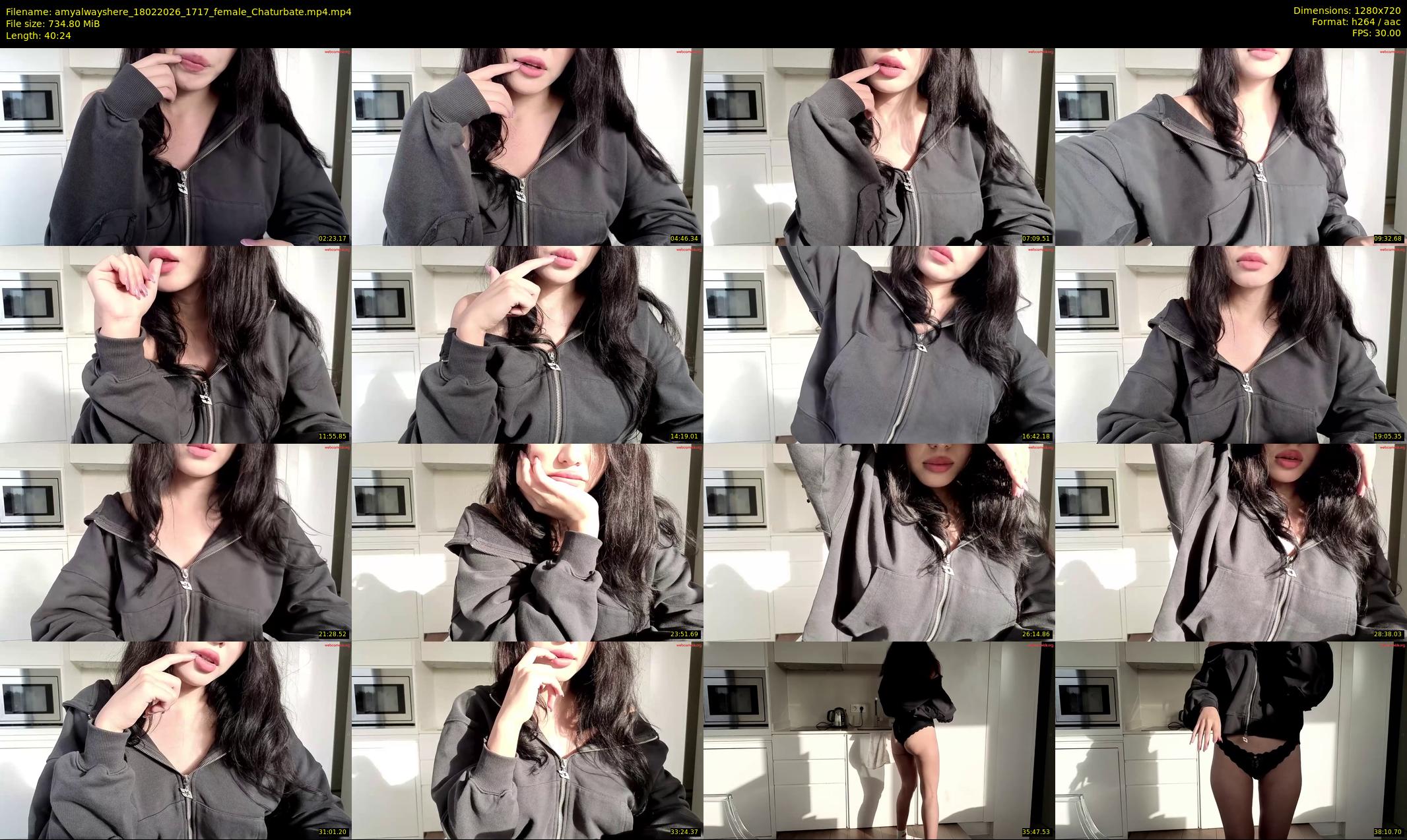 amyalwayshere — 41 minute Chaturbate female cam show recording, 720p, Feb 18, 2026