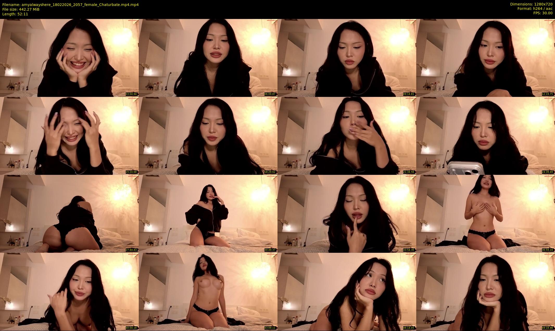 amyalwayshere — 53 minute Chaturbate female cam show recording, 720p, Feb 18, 2026