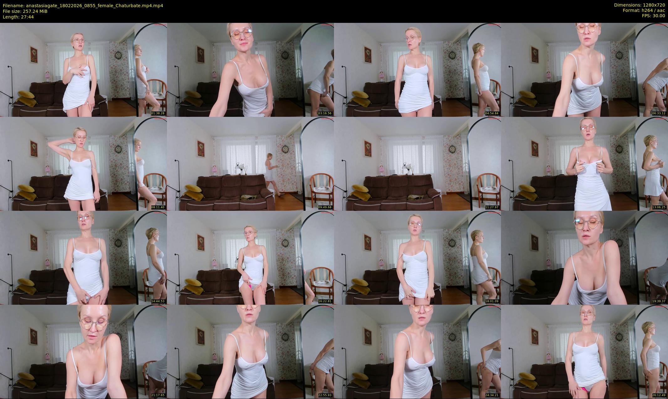 anastasiagate — 28 minute Chaturbate female cam show recording, 720p, Feb 18, 2026