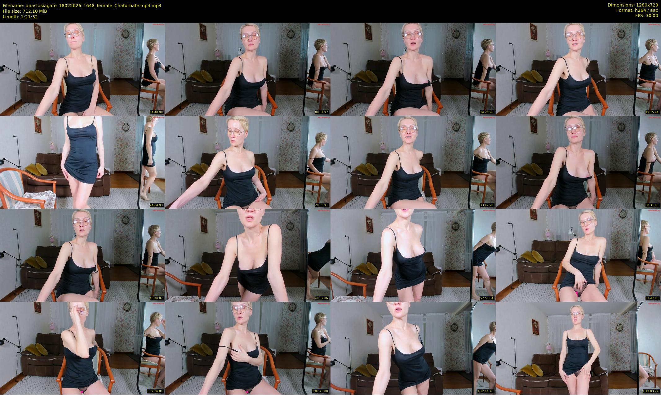 anastasiagate — 82 minute Chaturbate female cam show recording, 720p, Feb 18, 2026