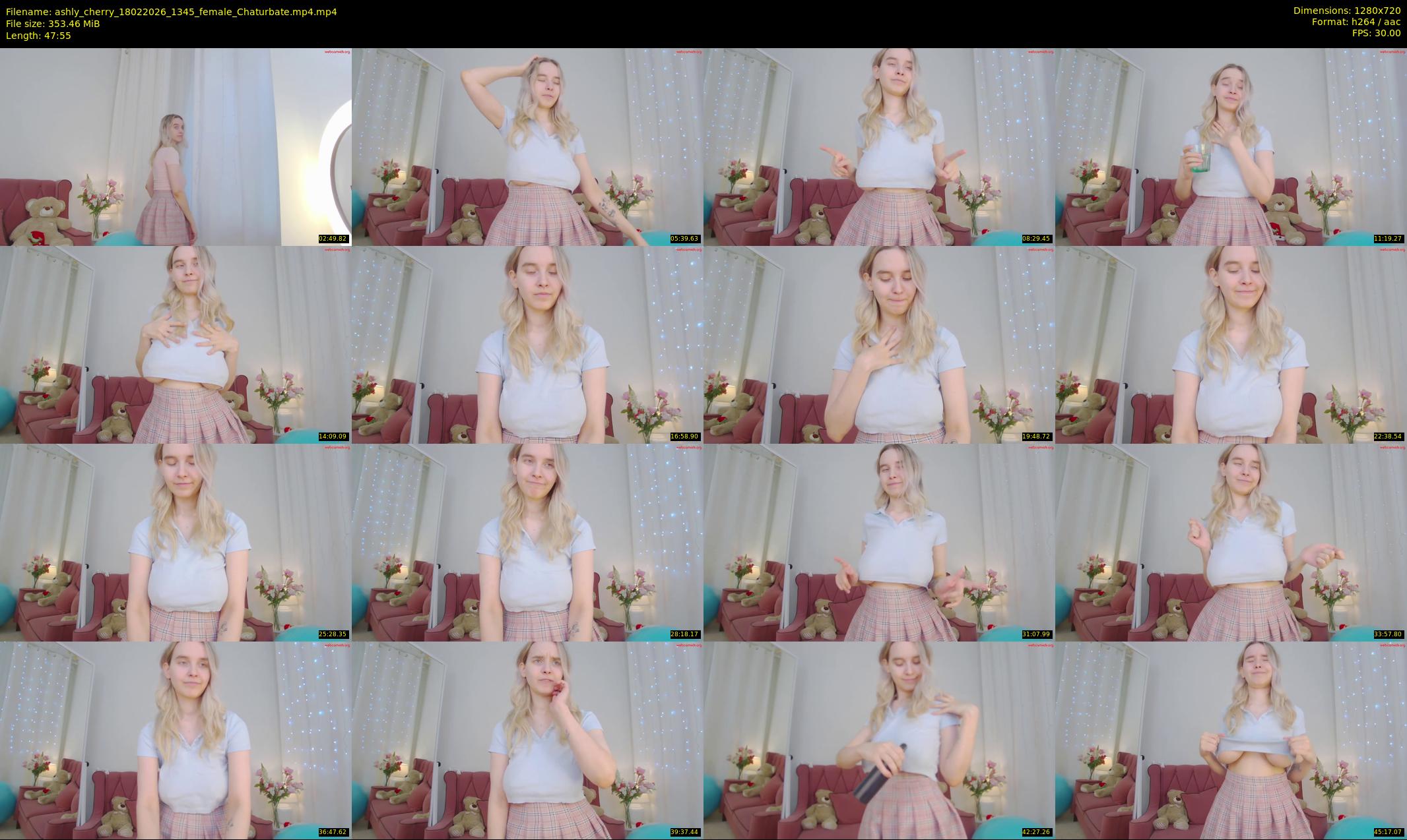 ashly_cherry — 48 minute Chaturbate female cam show recording, 720p, Feb 18, 2026