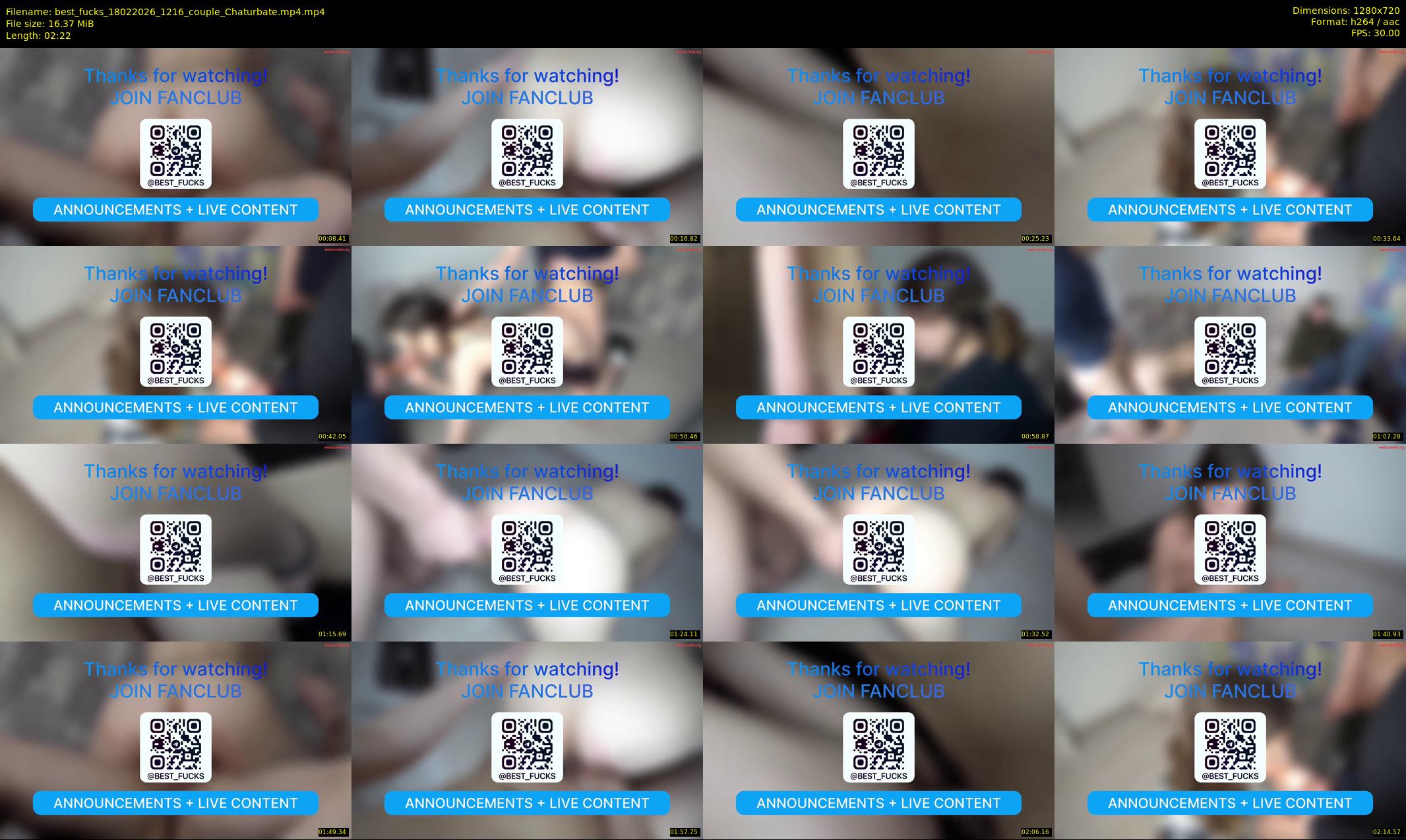 best_fucks — 3 minute Chaturbate couple cam show recording, 720p, Feb 18, 2026