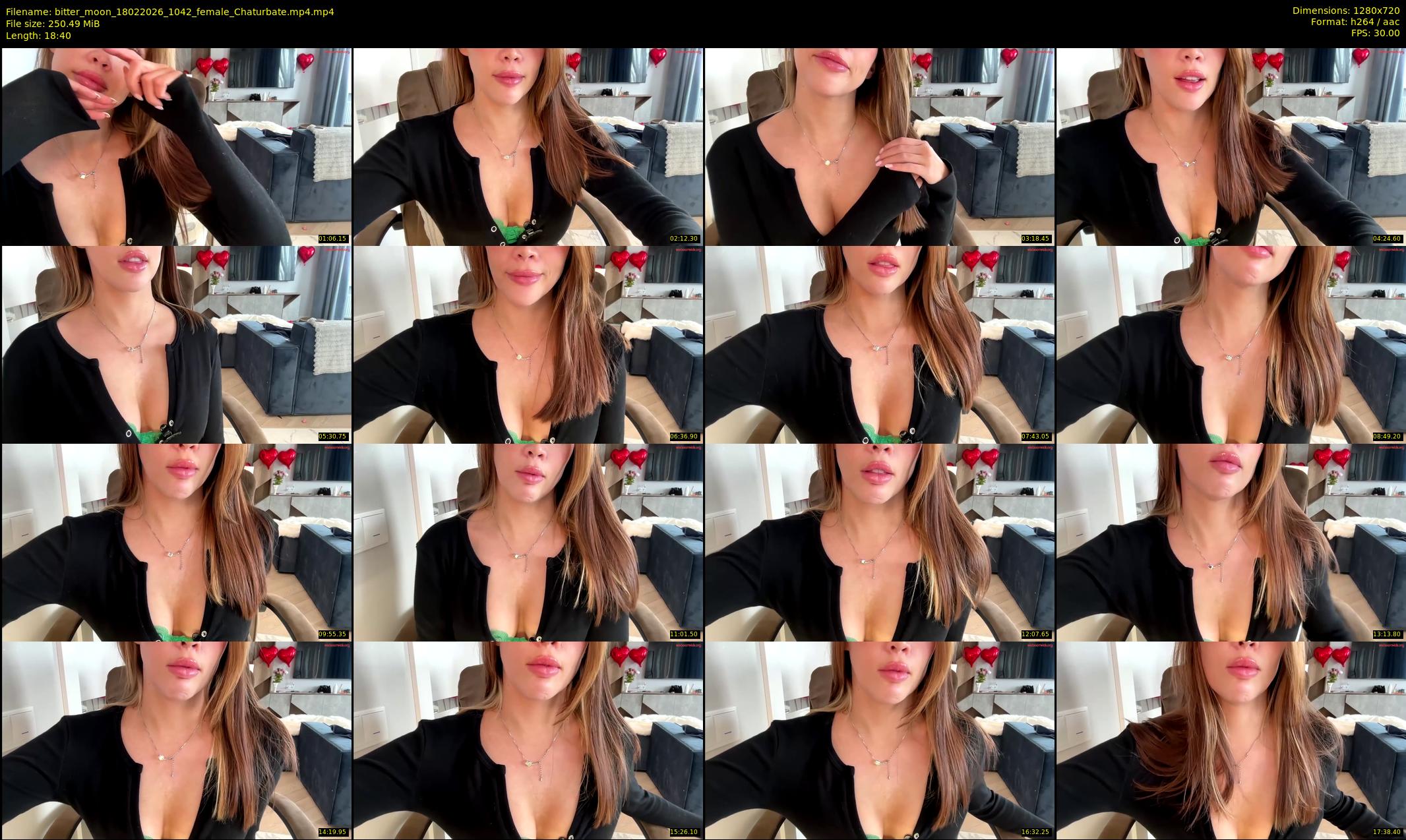 bitter_moon — 19 minute Chaturbate female cam show recording, 720p, Feb 18, 2026