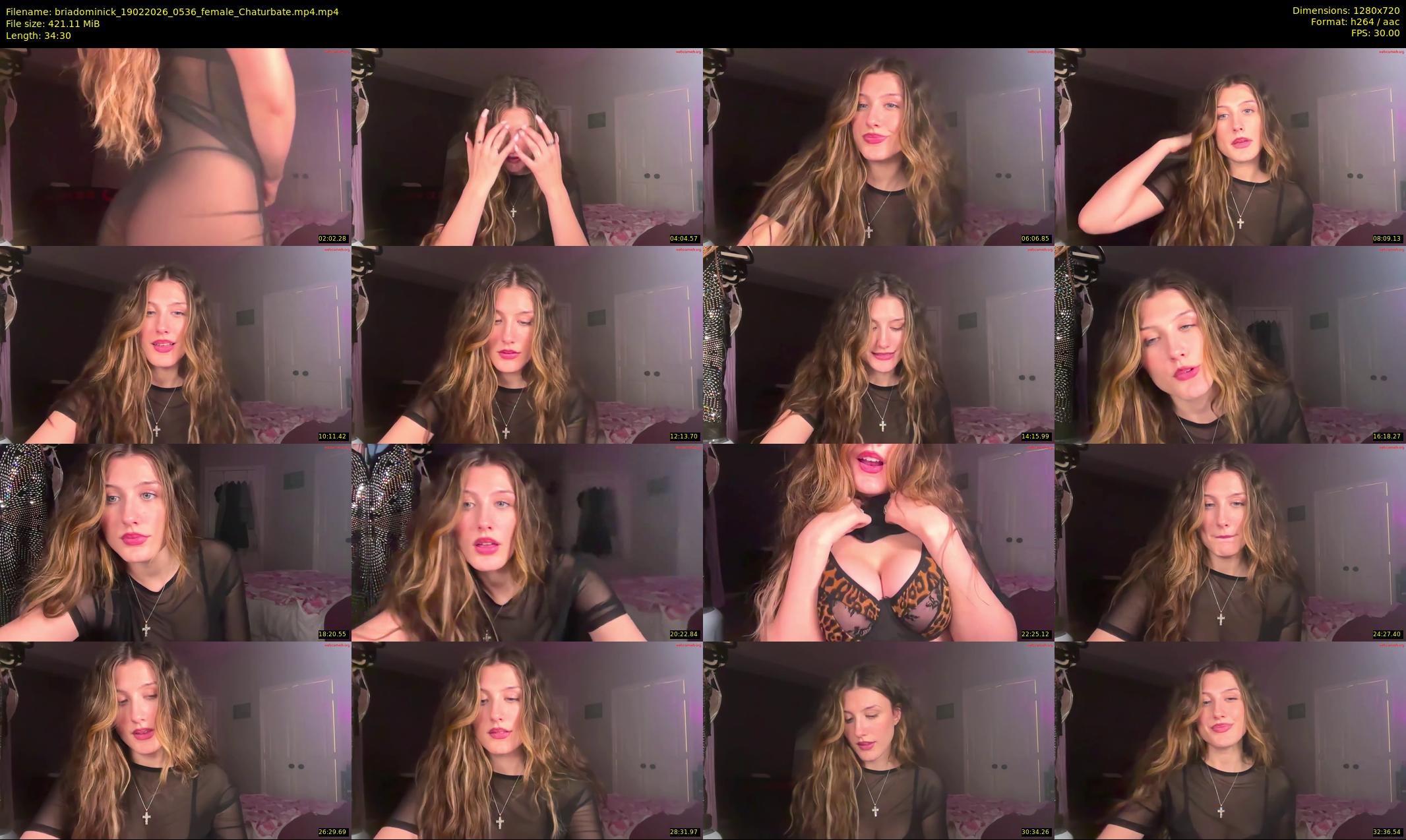 briadominick — 35 minute Chaturbate couple cam show recording, 720p, Feb 19, 2026